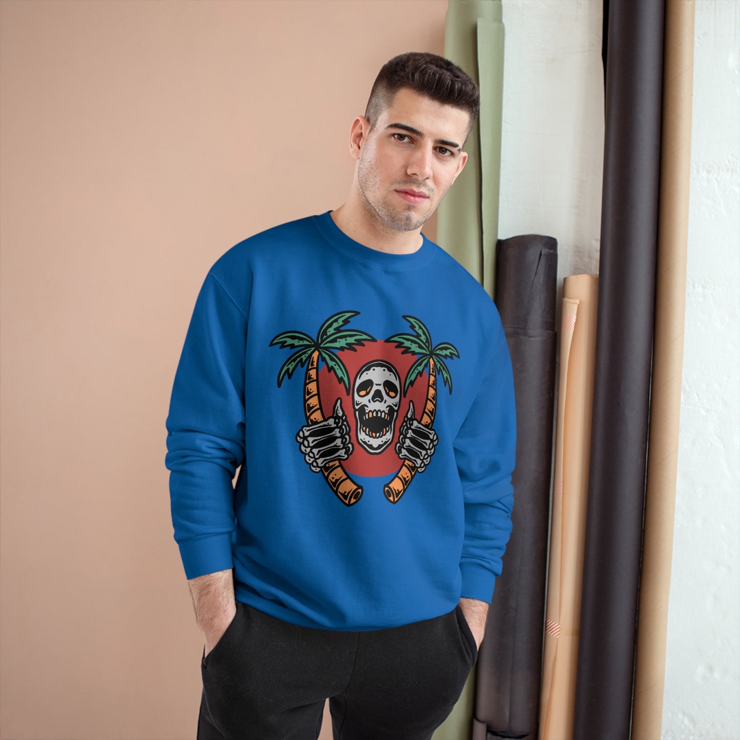 Skull Island Champion Sweatshirt - Cool and edgy graphic design for those who love unique style