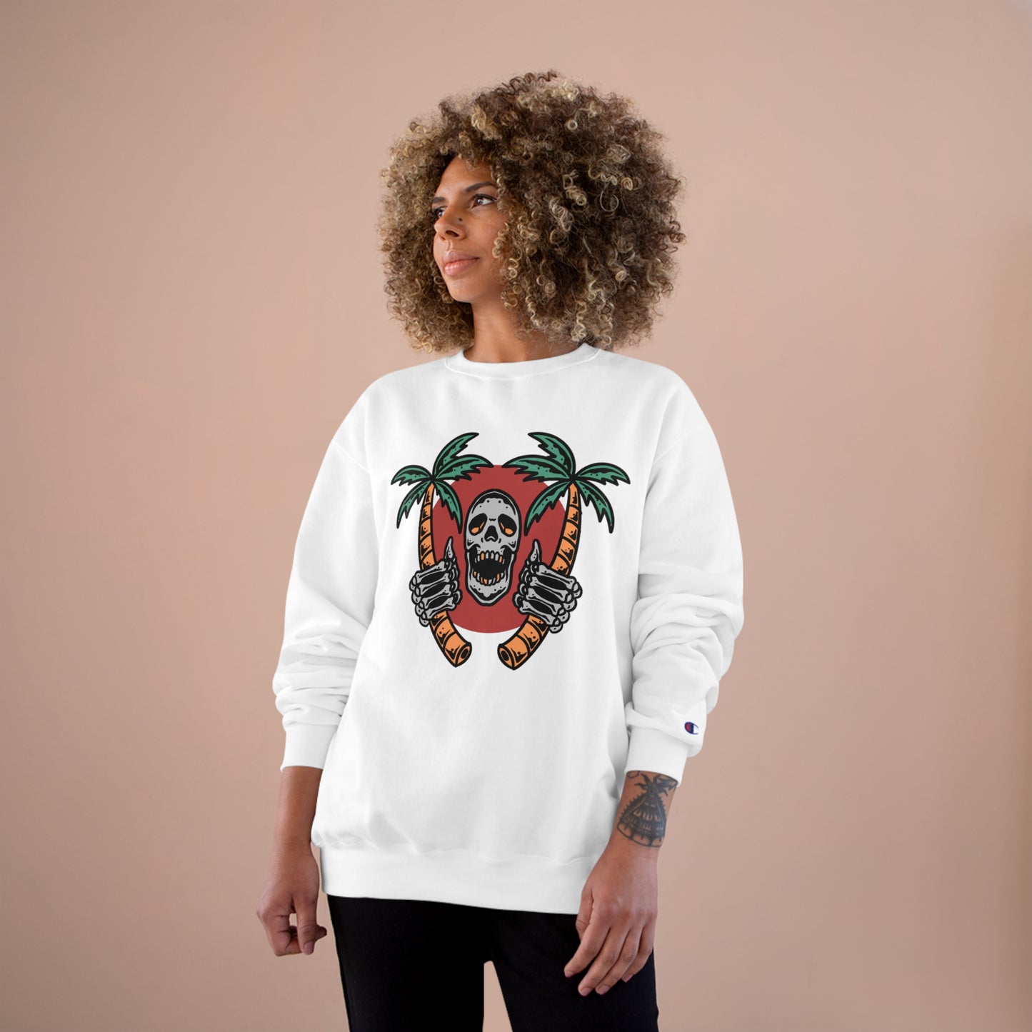 Skull Island Champion Sweatshirt - Cool and edgy graphic design for those who love unique style