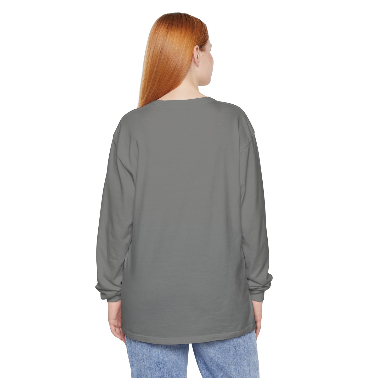 Funny Holiday Long Sleeve T-Shirt - 'Dead Inside But Jolly AF'