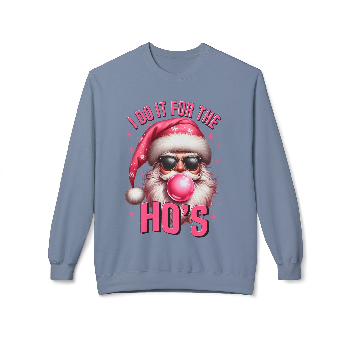 Santa Midweight Softstyle Fleece Crewneck Sweatshirt