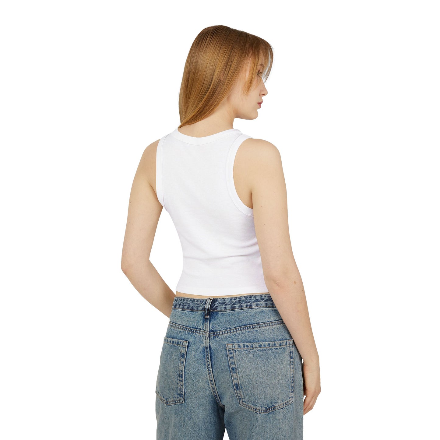 Coffee, Mascara & Sarcasm Racer Tank Top for Women