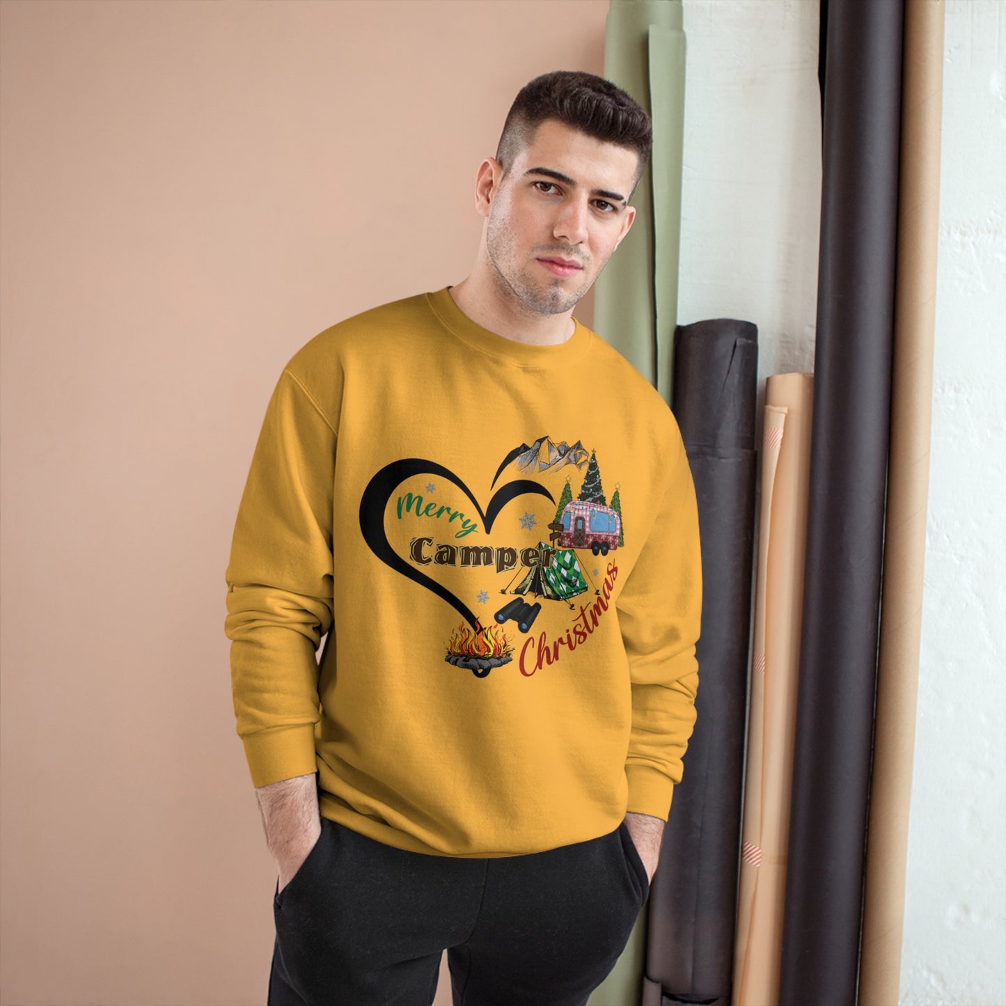 Merry Camper Christmas Champion Sweatshirt