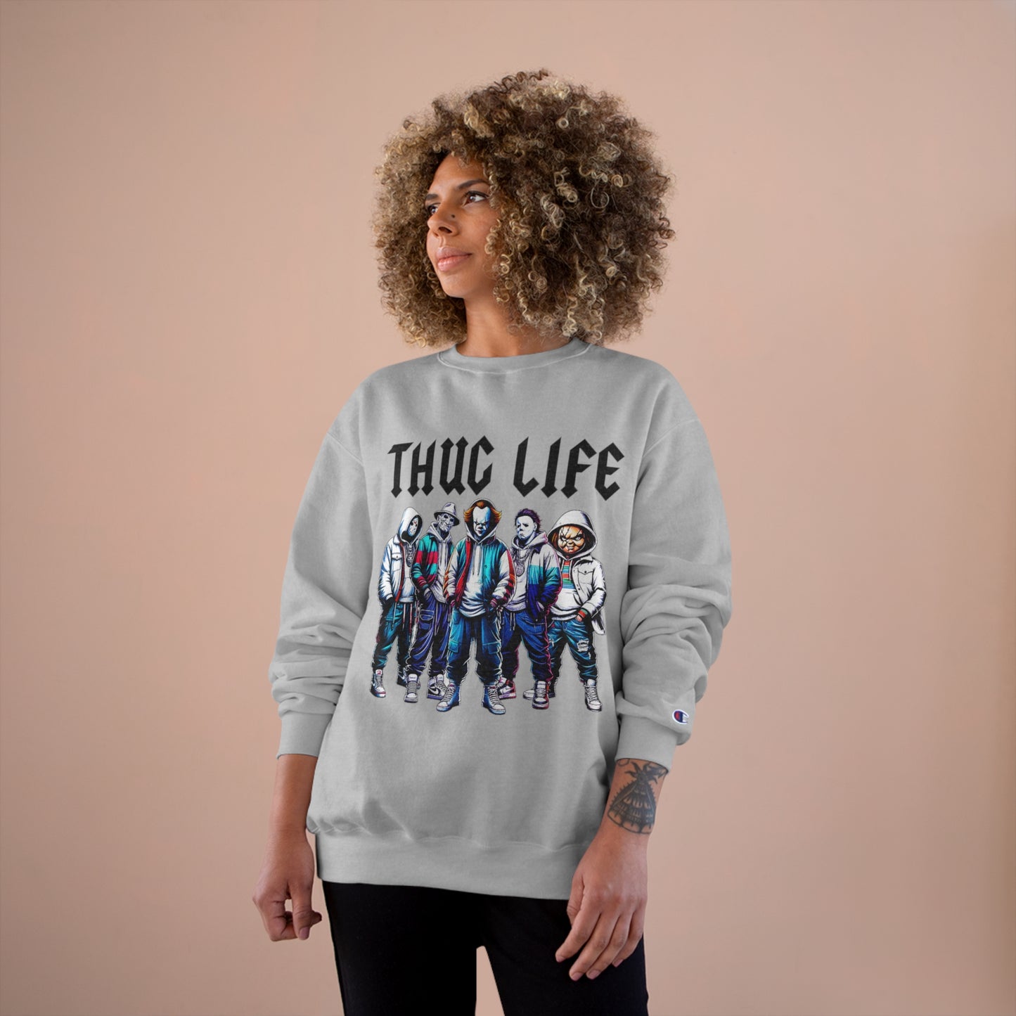 Thug Life Champion Sweatshirt - Stylish Urban Hoodie for Streetwear Enthusiasts