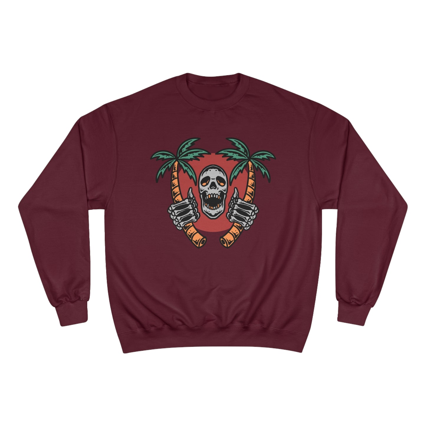 Skull Island Champion Sweatshirt - Cool and edgy graphic design for those who love unique style