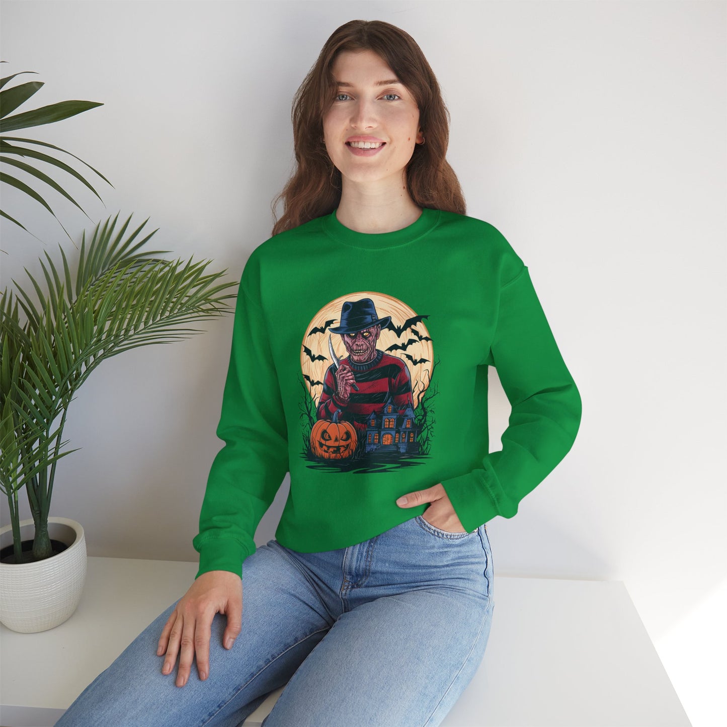 Halloween Freddy Krueger Crewneck Sweatshirt - Unisex