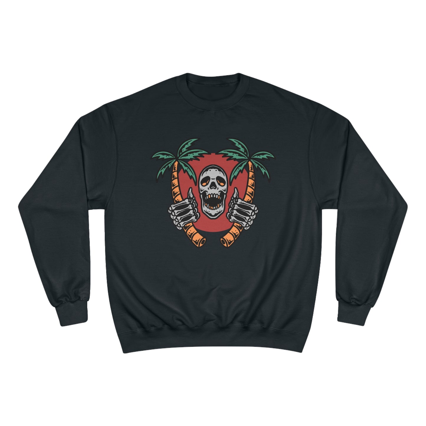 Skull Island Champion Sweatshirt - Cool and edgy graphic design for those who love unique style