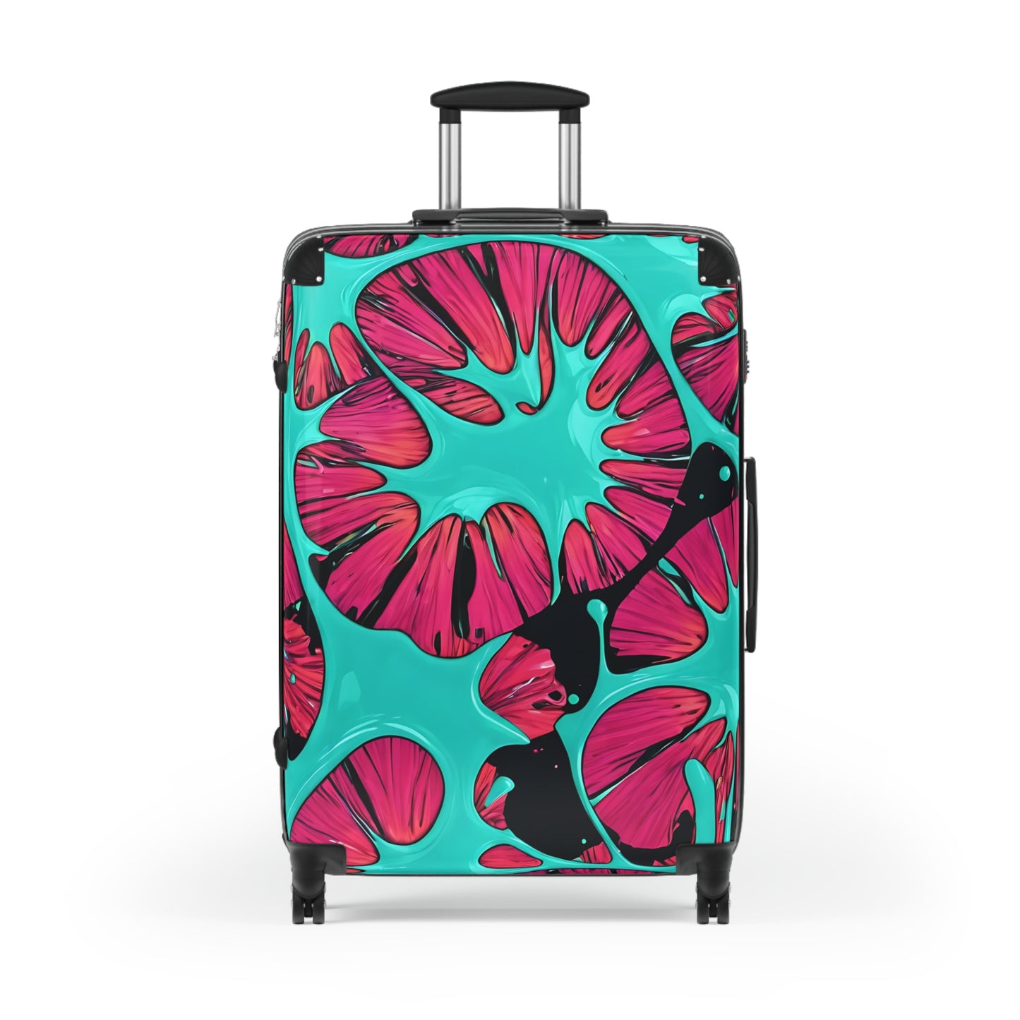 Vibrant Floral Suitcase for Travel Enthusiasts