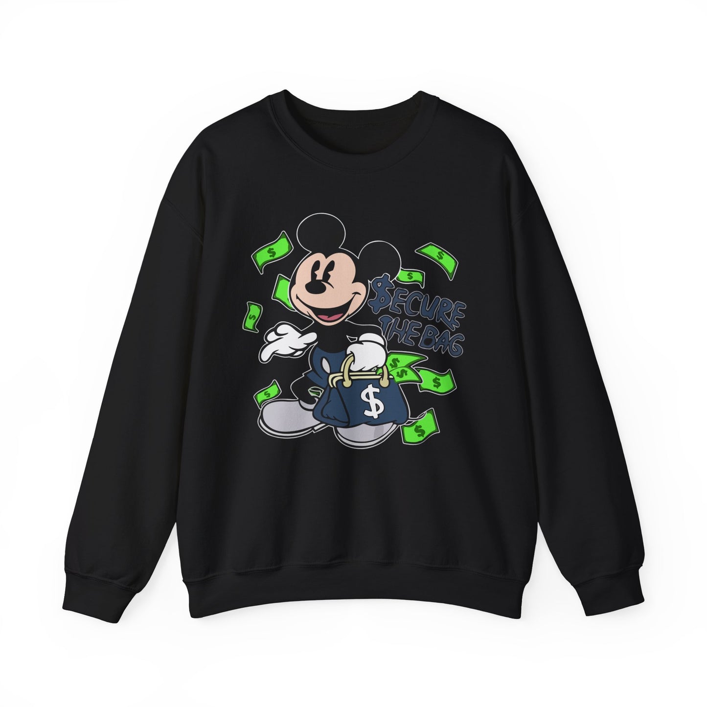 Unisex Sweatshirt - Secure the Bag Mickey Mouse Design