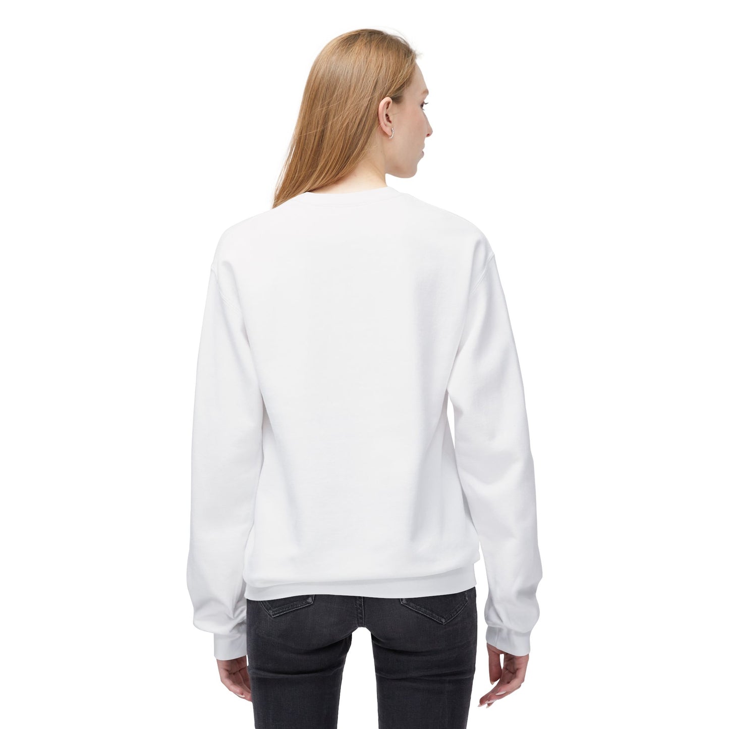 Festive Fleece Crewneck Sweatshirt - Christmas Cheer Design
