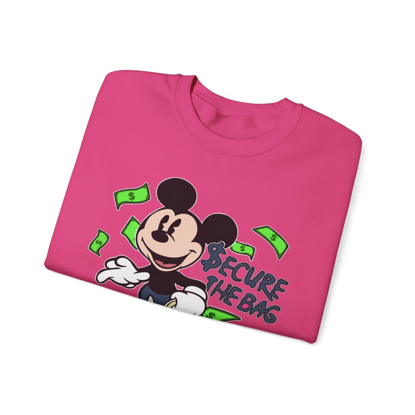Unisex Sweatshirt - Secure the Bag Mickey Mouse Design