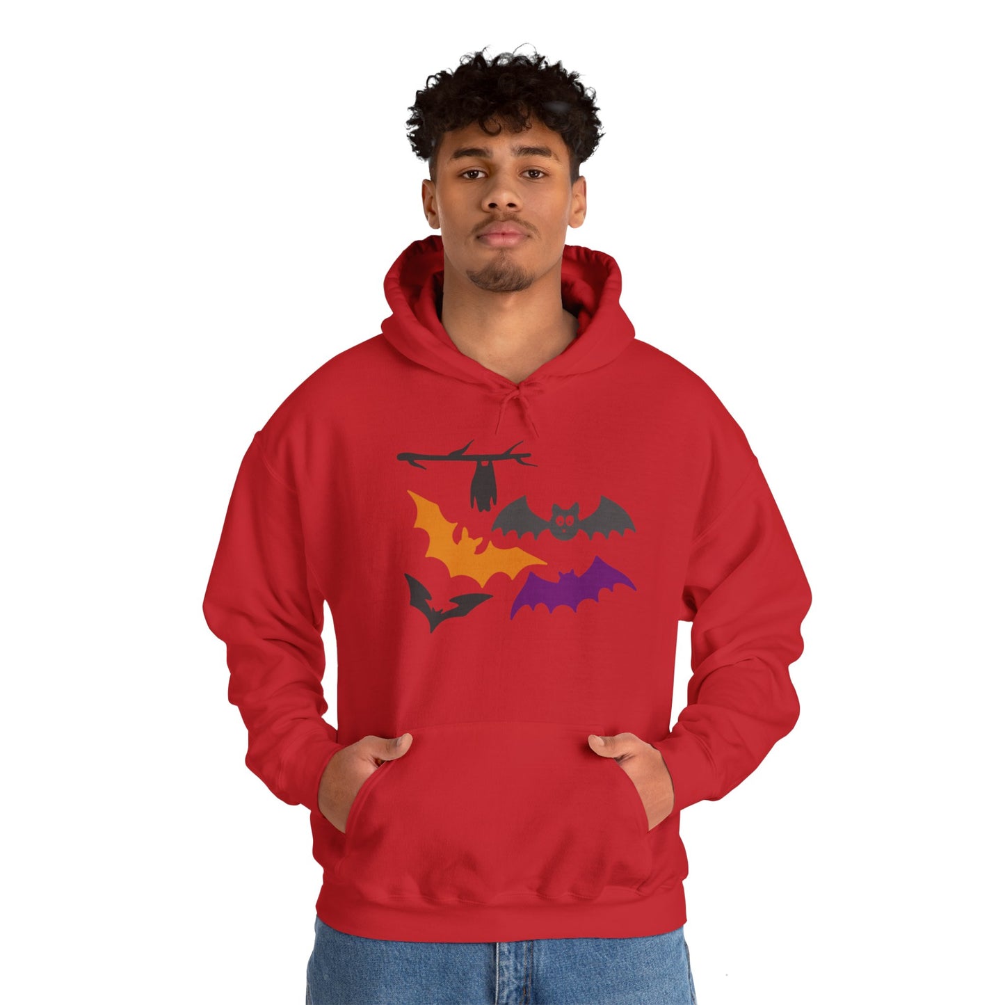 Halloween Bats Heavy Blend™ Hooded Sweatshirt