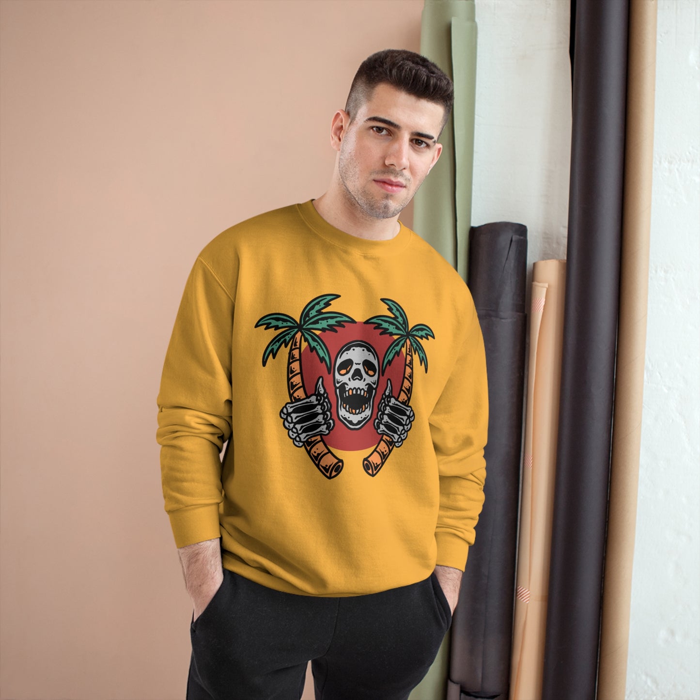 Skull Island Champion Sweatshirt - Cool and edgy graphic design for those who love unique style