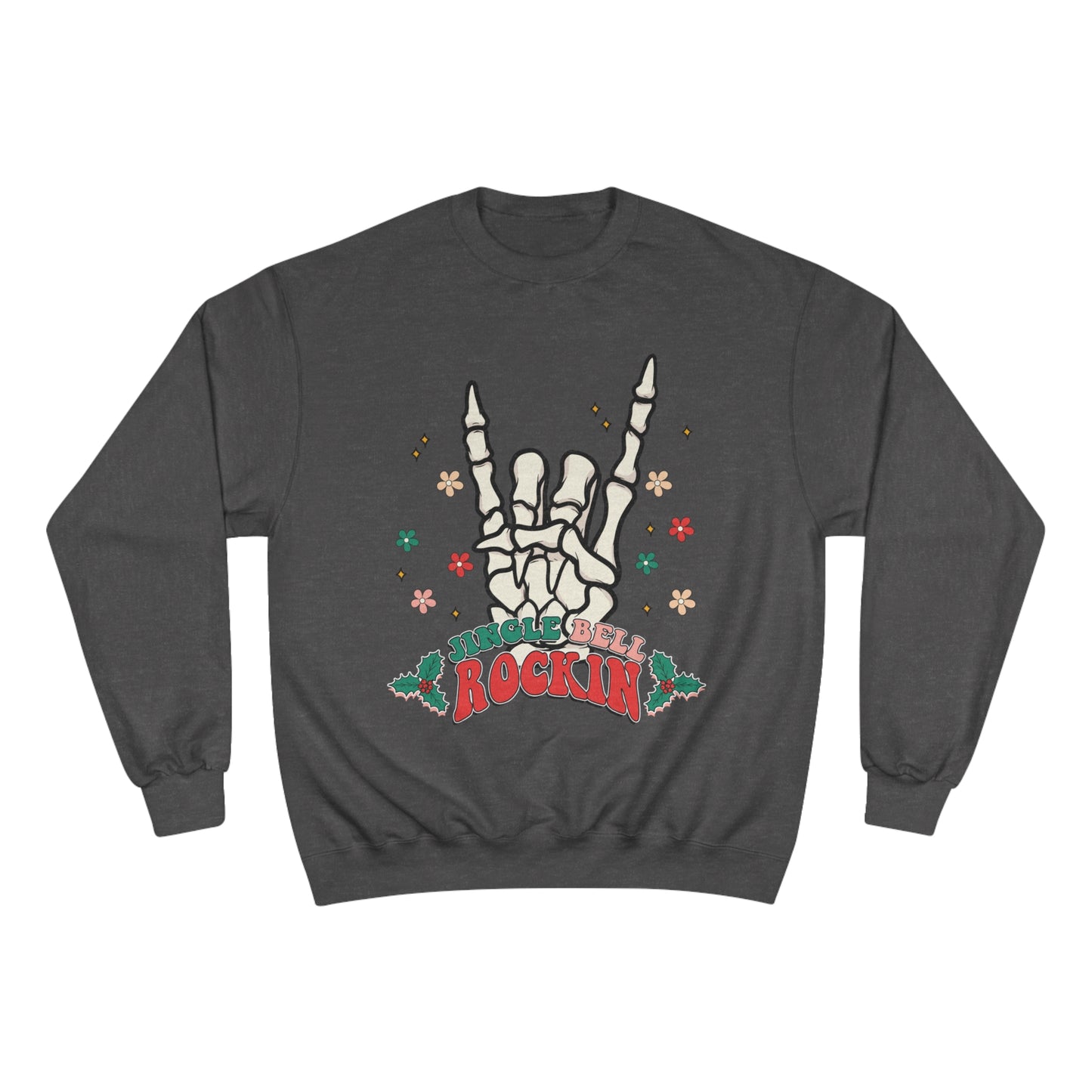 Rockin' Holiday Champion Sweatshirt - 'Jingle Bell Rockin' Design