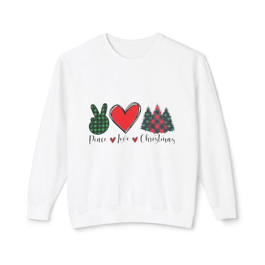 Christmas Peace Love Unisex Sweatshirt