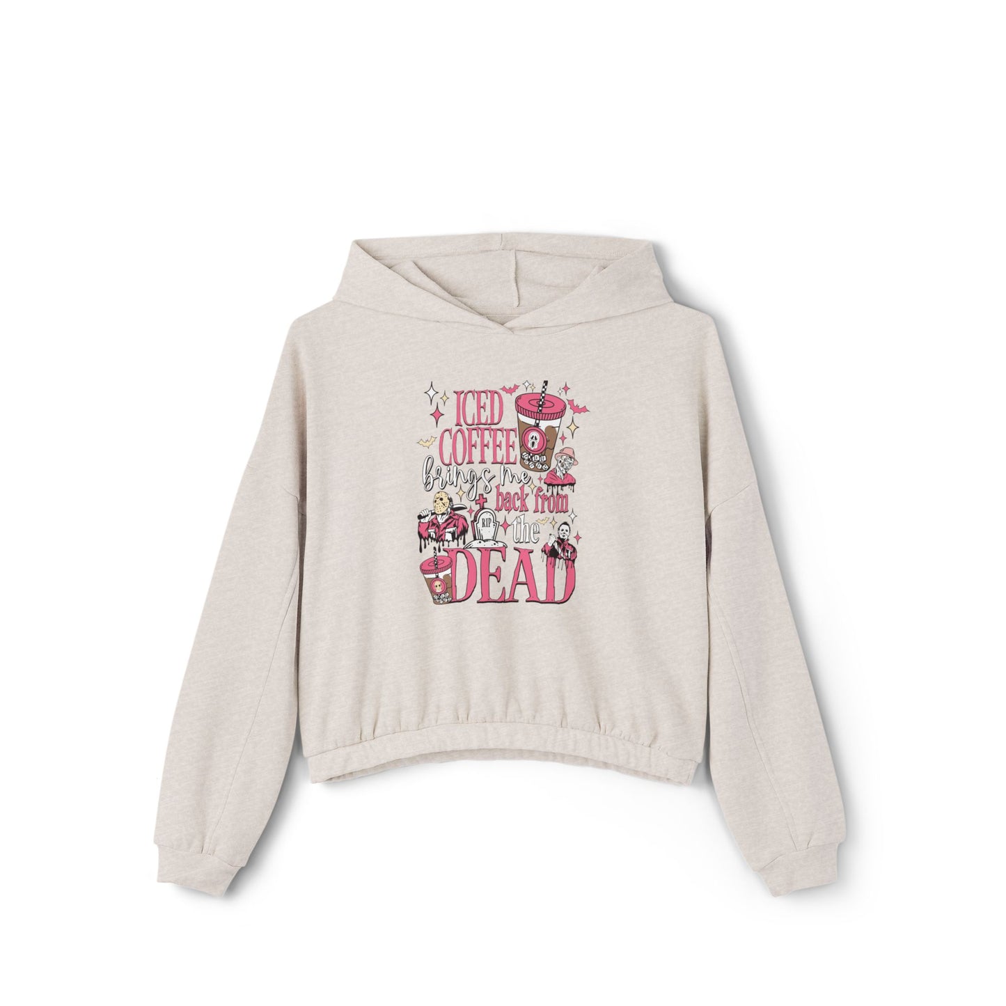 Ice Coffee Cinched Bottom Hoodie
