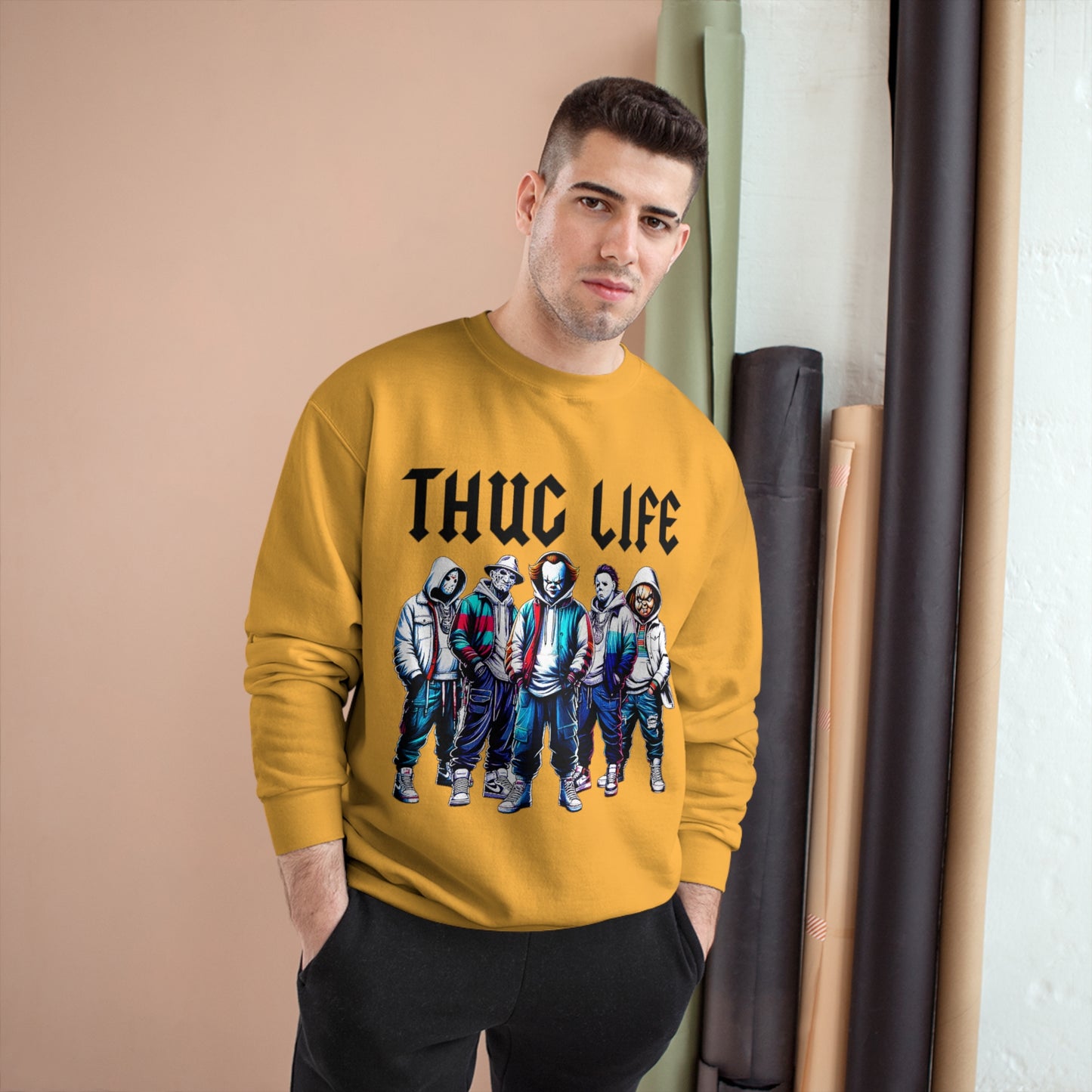 Thug Life Champion Sweatshirt - Stylish Urban Hoodie for Streetwear Enthusiasts