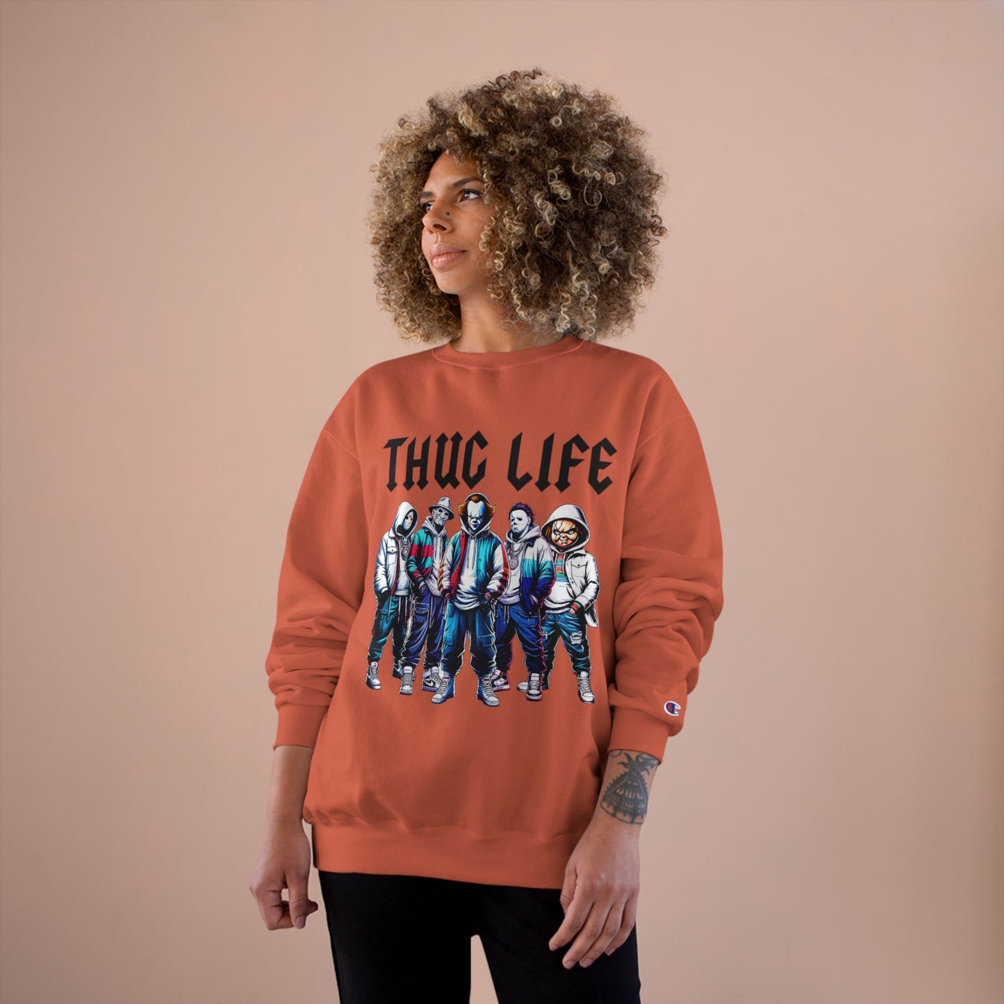 Thug Life Champion Sweatshirt - Stylish Urban Hoodie for Streetwear Enthusiasts