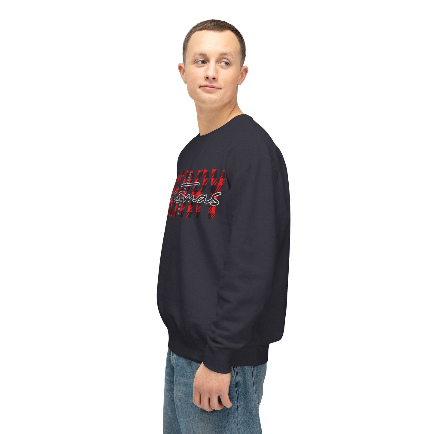 Merry Christmas Unisex Lightweight Crewneck Sweatshirt