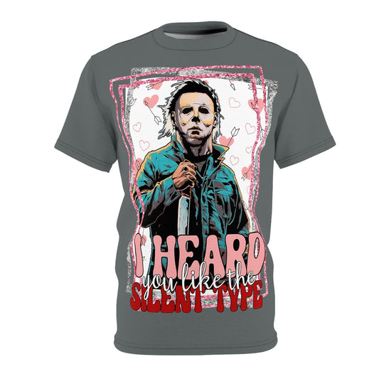 I Heard You Like The Silent Type Unisex Tee - Halloween Graphic T-Shirt