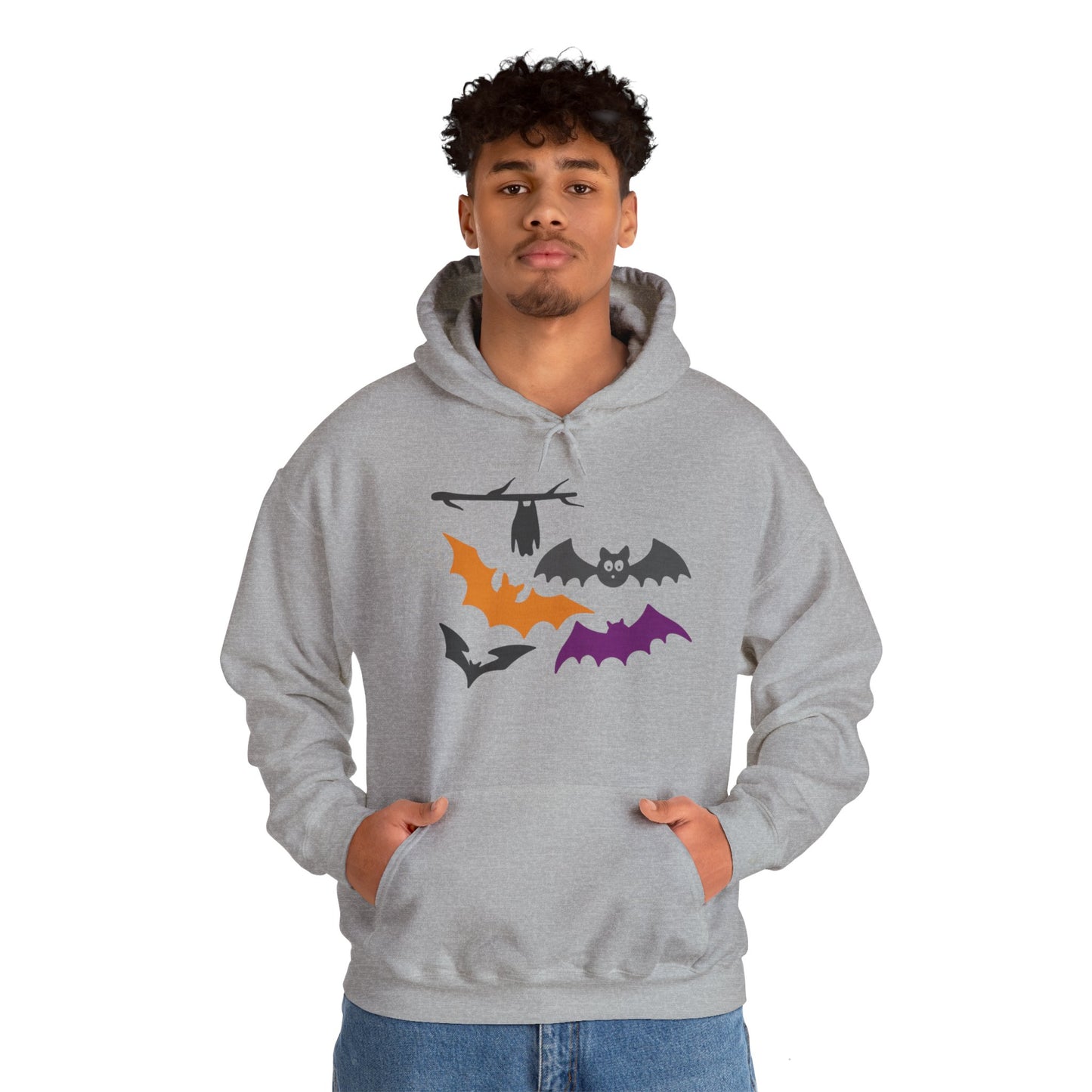 Halloween Bats Heavy Blend™ Hooded Sweatshirt