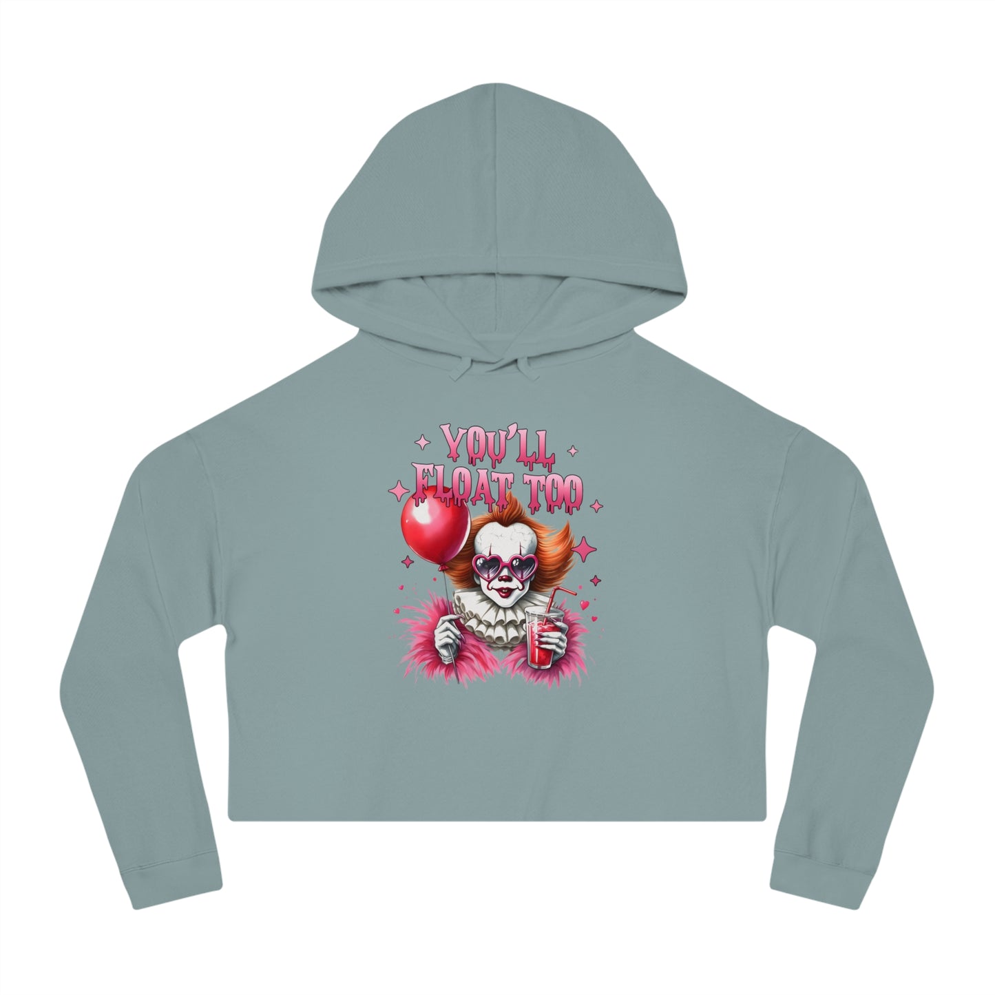 Halloween Cropped Hooded Sweatshirt