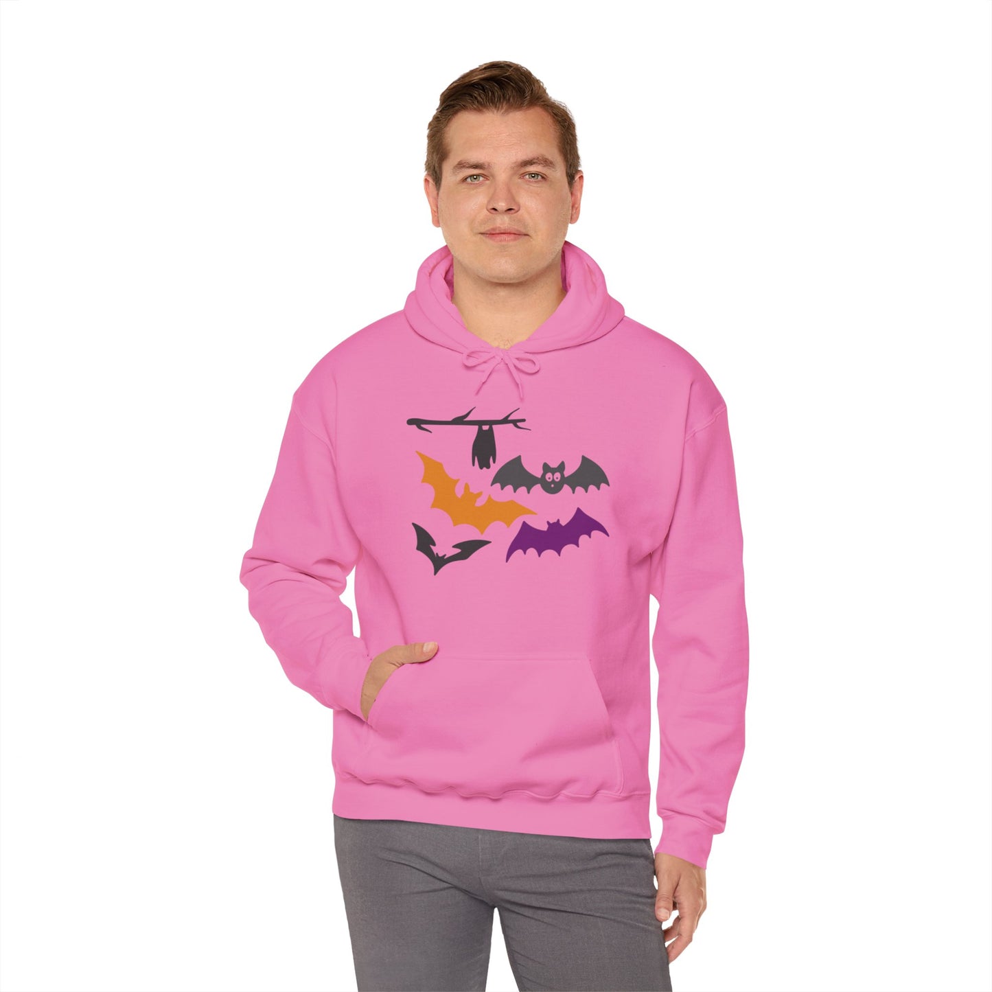Halloween Bats Heavy Blend™ Hooded Sweatshirt