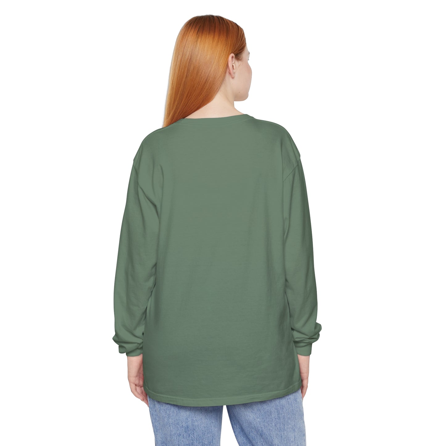 Funny Holiday Long Sleeve T-Shirt - 'Dead Inside But Jolly AF'
