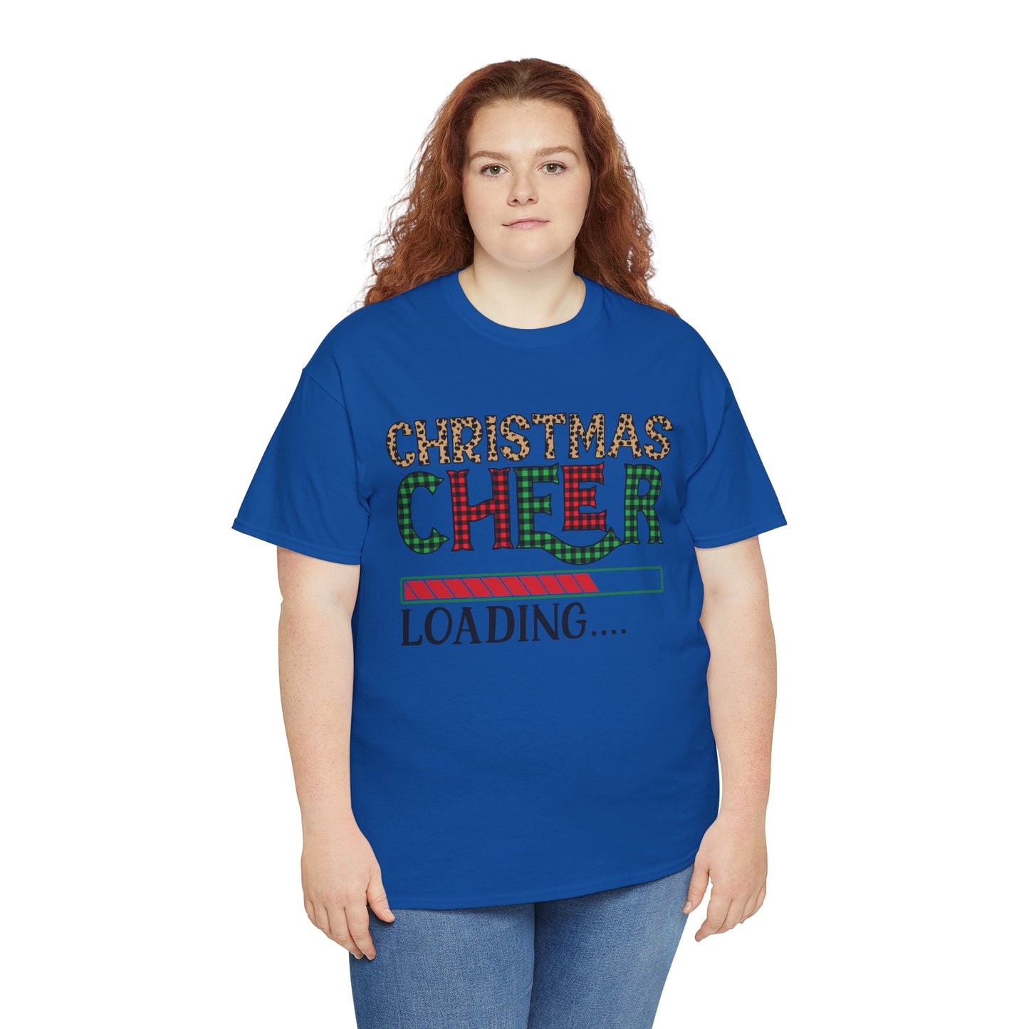 Christmas Cheer Loading Unisex Heavy Cotton Tee