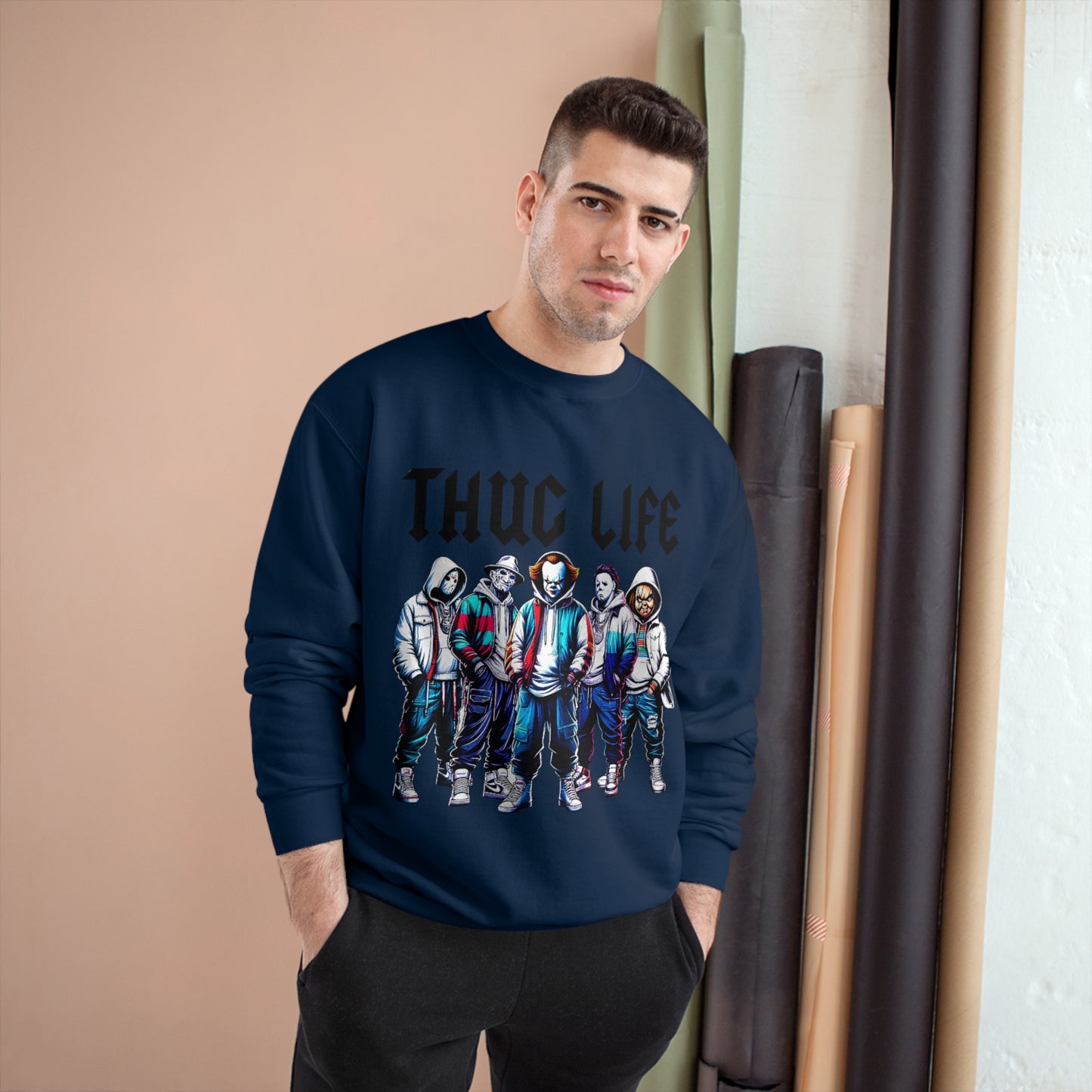 Thug Life Champion Sweatshirt - Stylish Urban Hoodie for Streetwear Enthusiasts