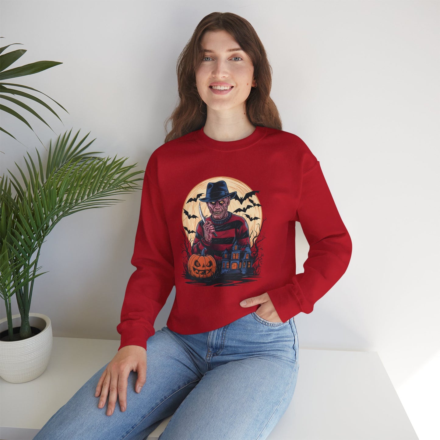 Halloween Freddy Krueger Crewneck Sweatshirt - Unisex