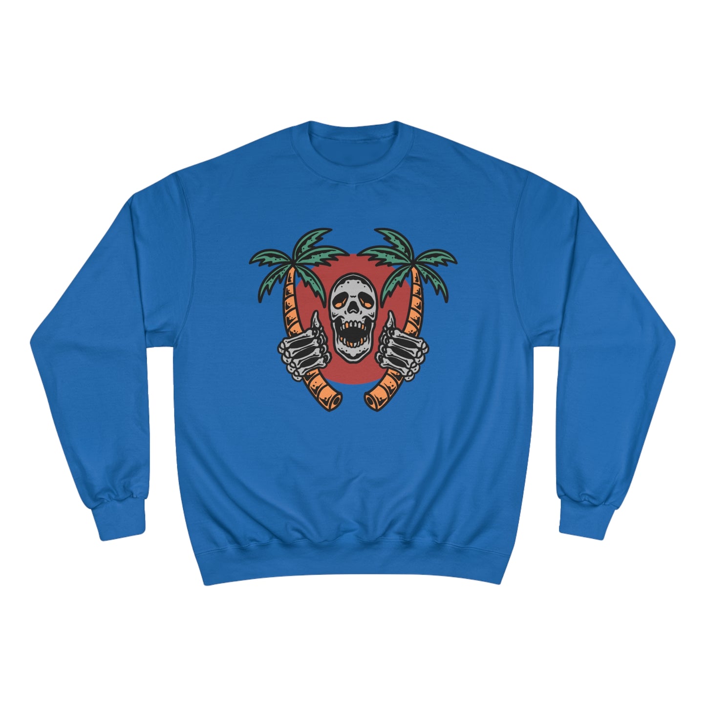 Skull Island Champion Sweatshirt - Cool and edgy graphic design for those who love unique style