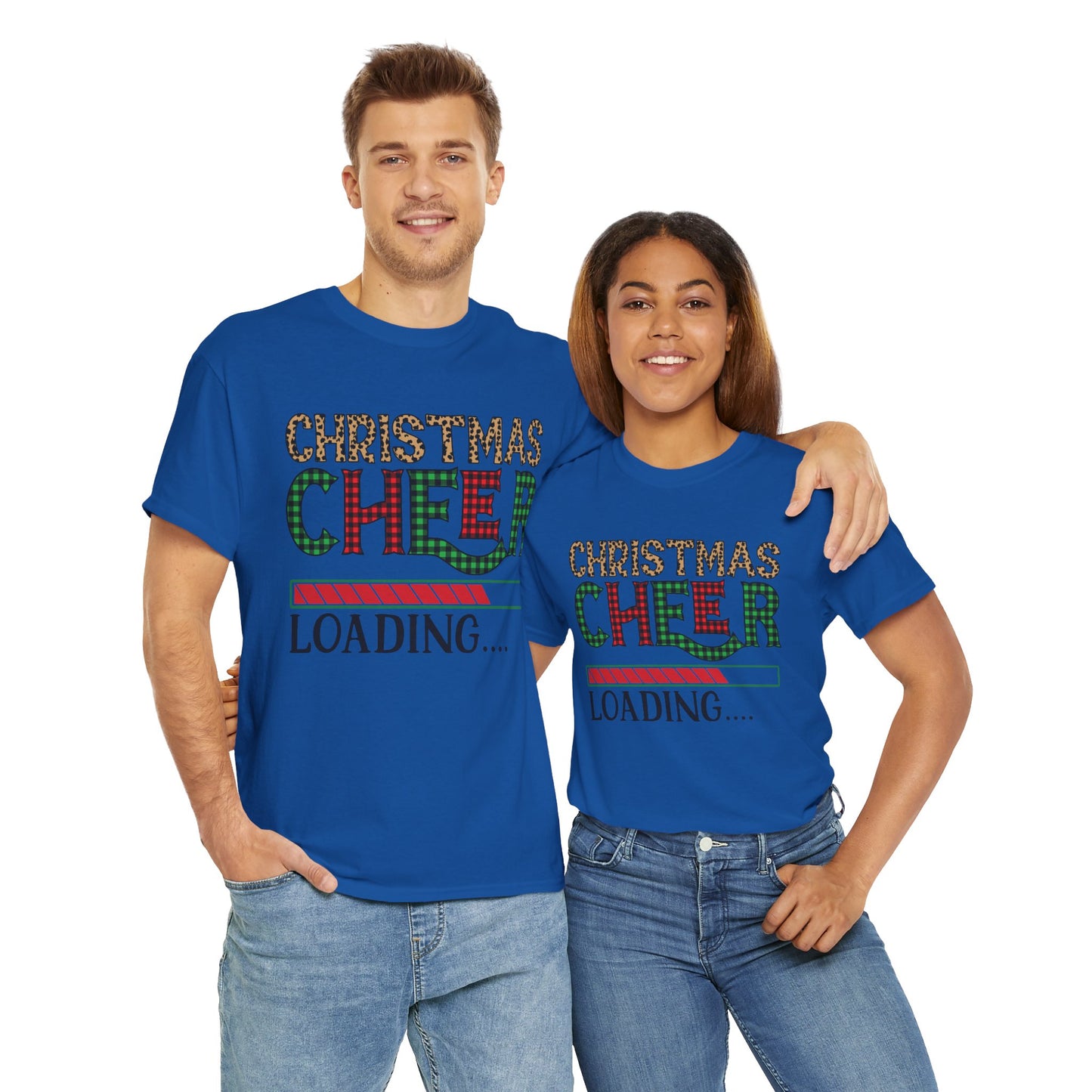 Christmas Cheer Loading Unisex Heavy Cotton Tee
