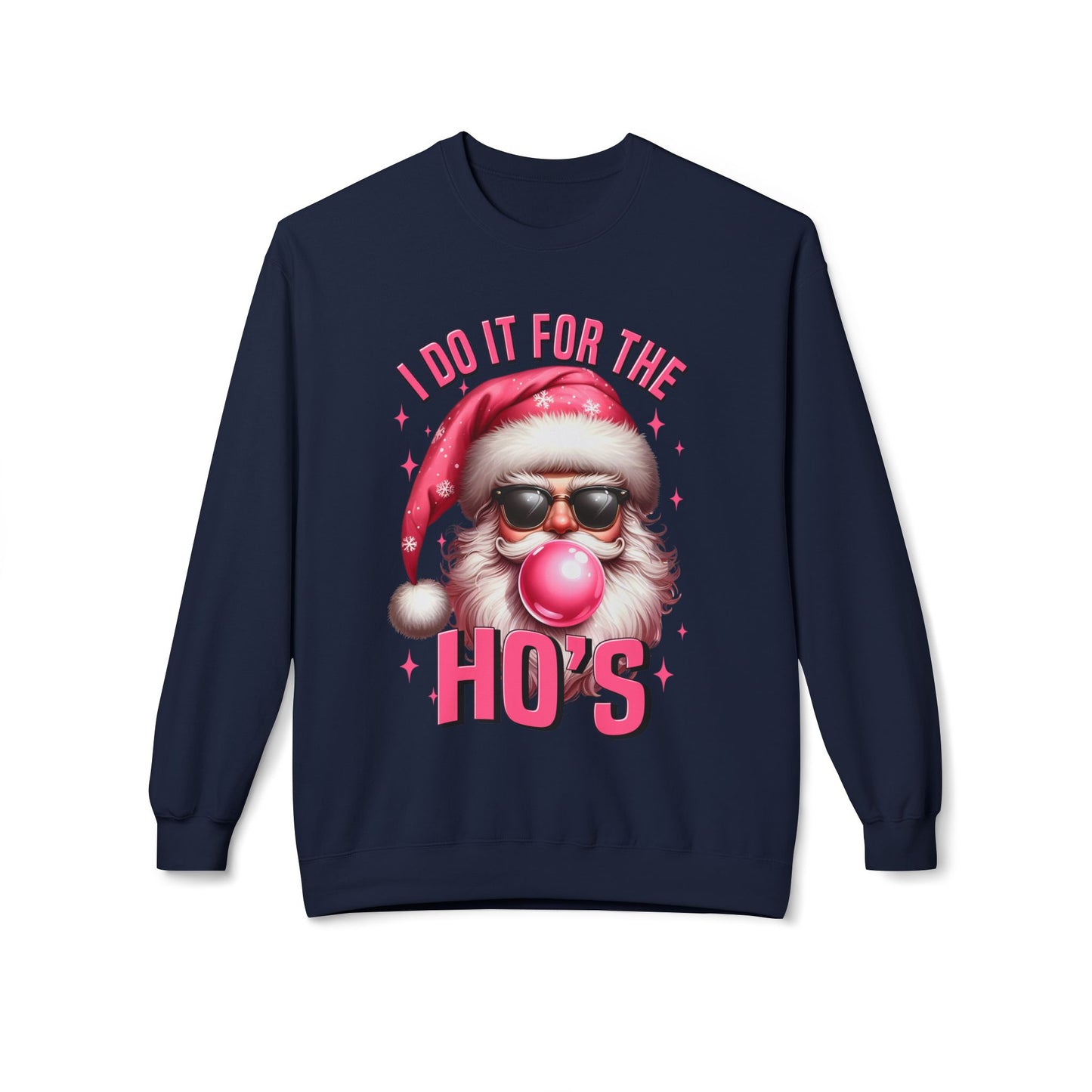 Santa Midweight Softstyle Fleece Crewneck Sweatshirt