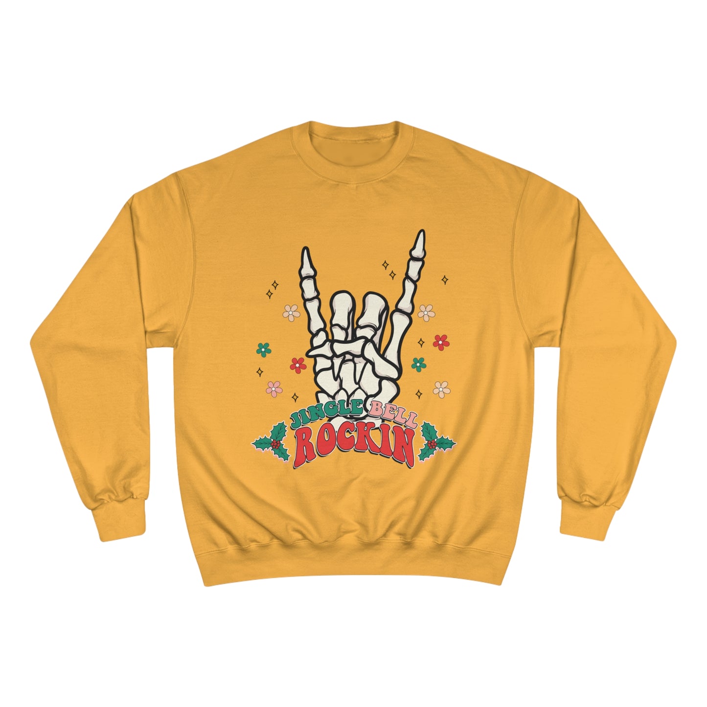Rockin' Holiday Champion Sweatshirt - 'Jingle Bell Rockin' Design