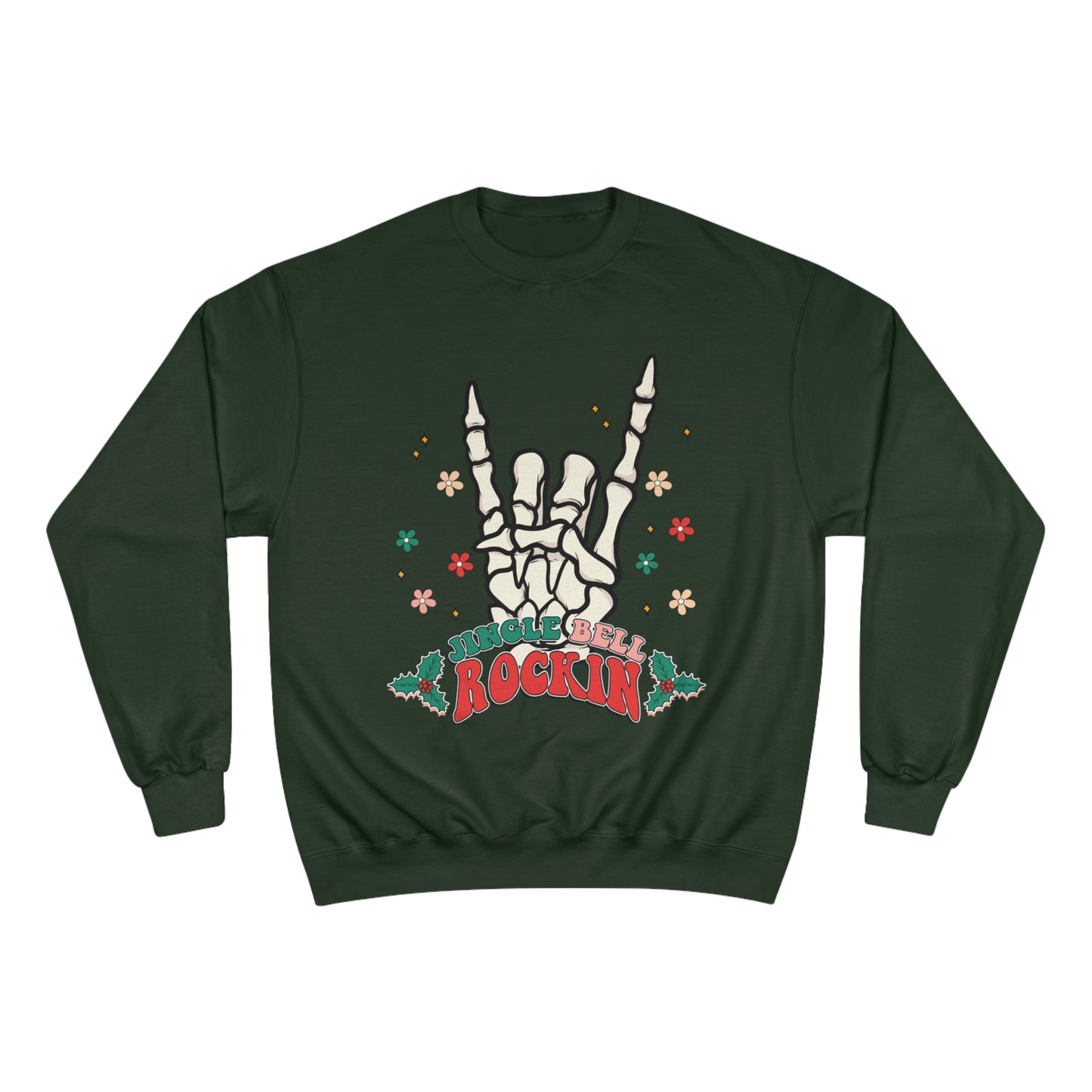 Rockin' Holiday Champion Sweatshirt - 'Jingle Bell Rockin' Design