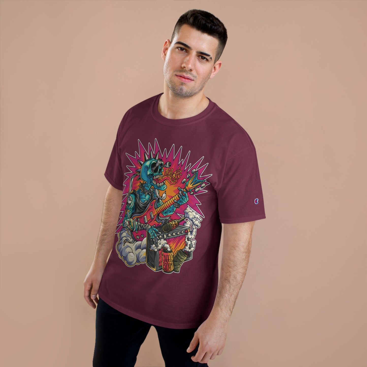 Skeleton Guitar Champion T-Shirt