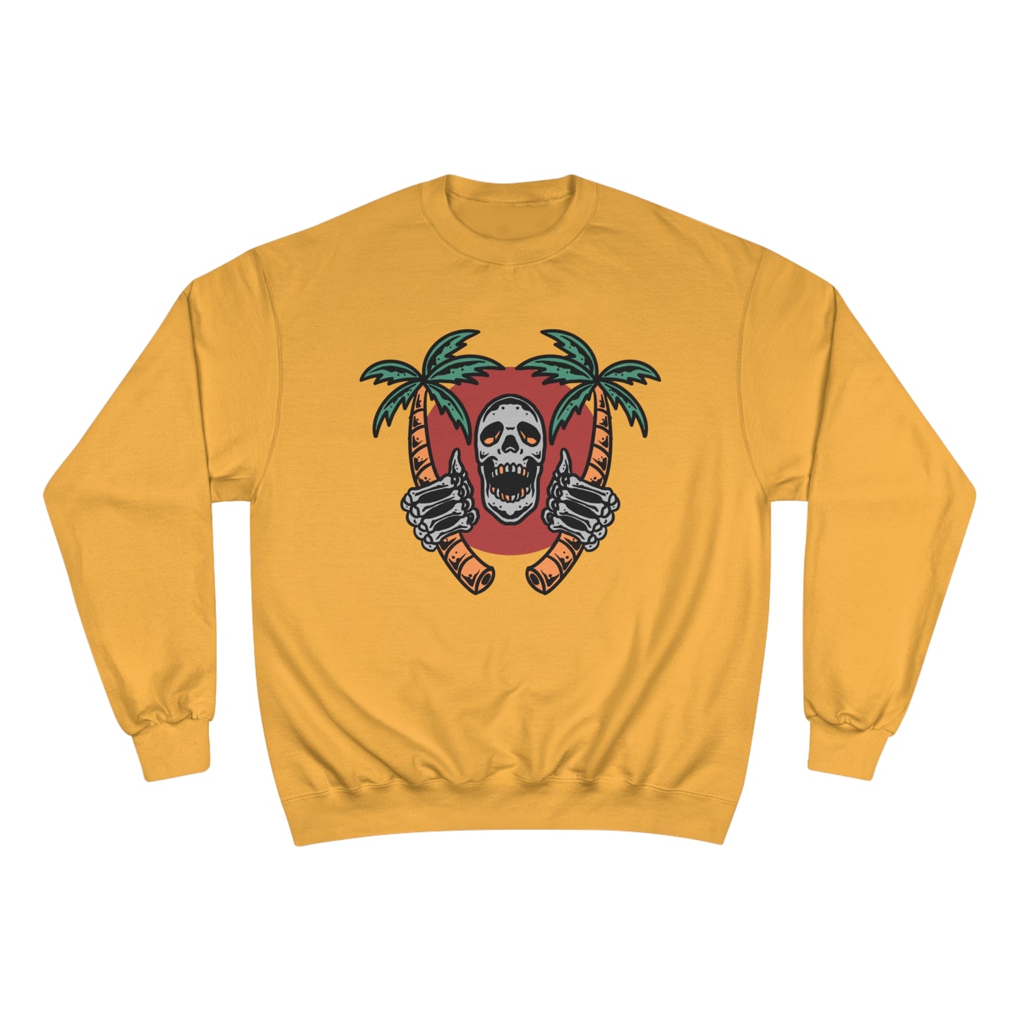 Skull Island Champion Sweatshirt - Cool and edgy graphic design for those who love unique style