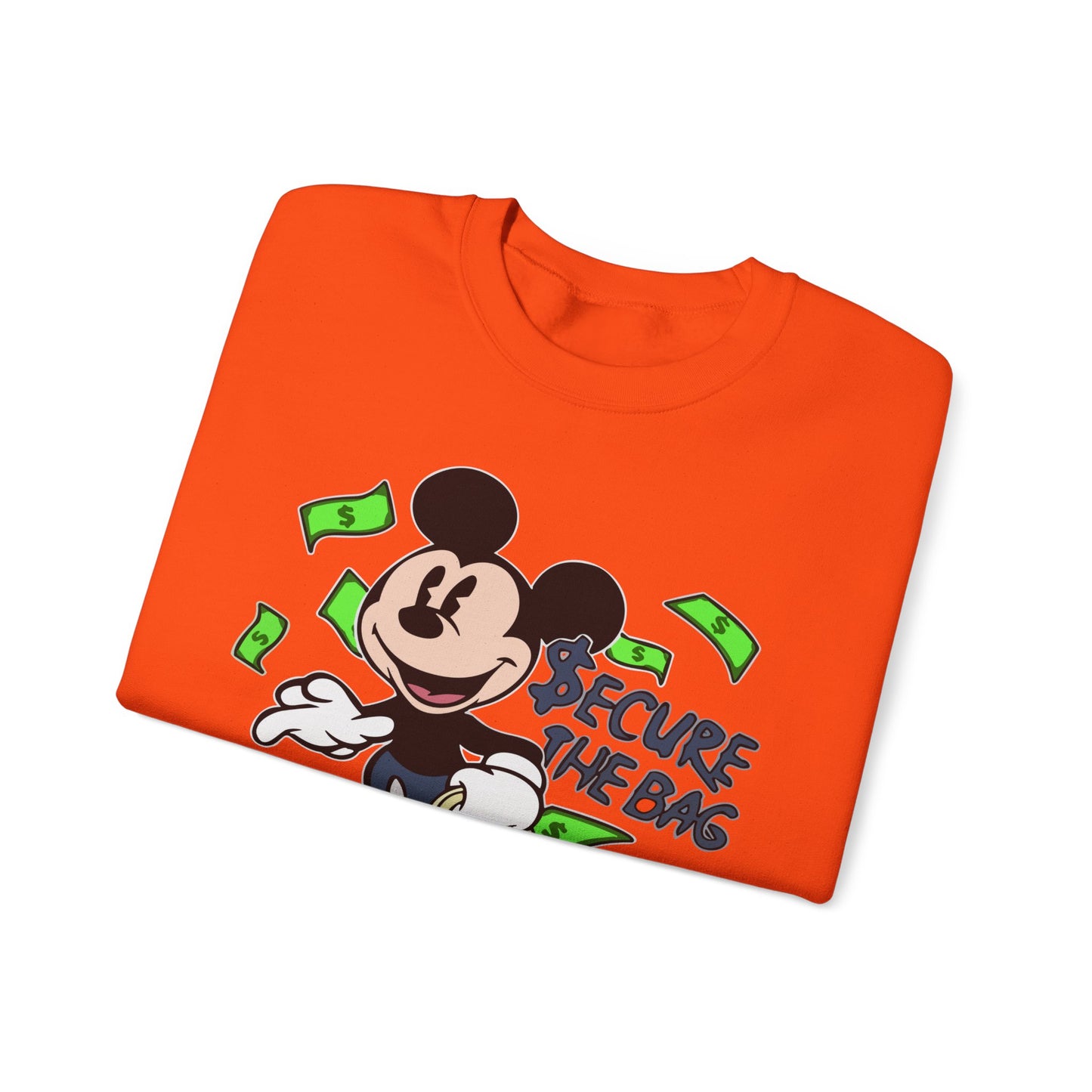 Unisex Sweatshirt - Secure the Bag Mickey Mouse Design