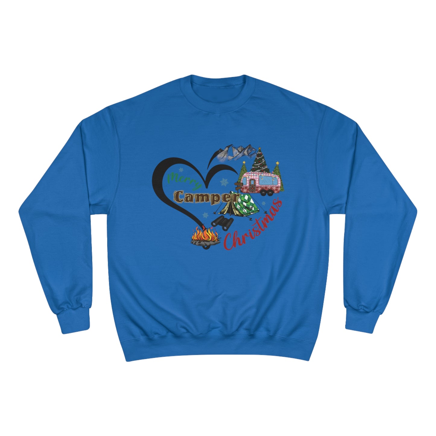 Merry Camper Christmas Champion Sweatshirt
