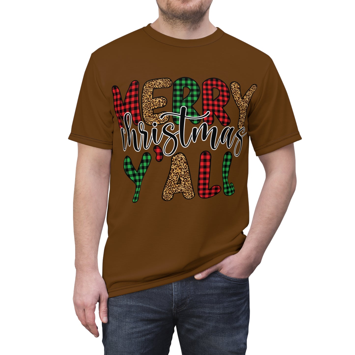 Merry Christmas Y'all Unisex Tee - Festive Holiday Apparel