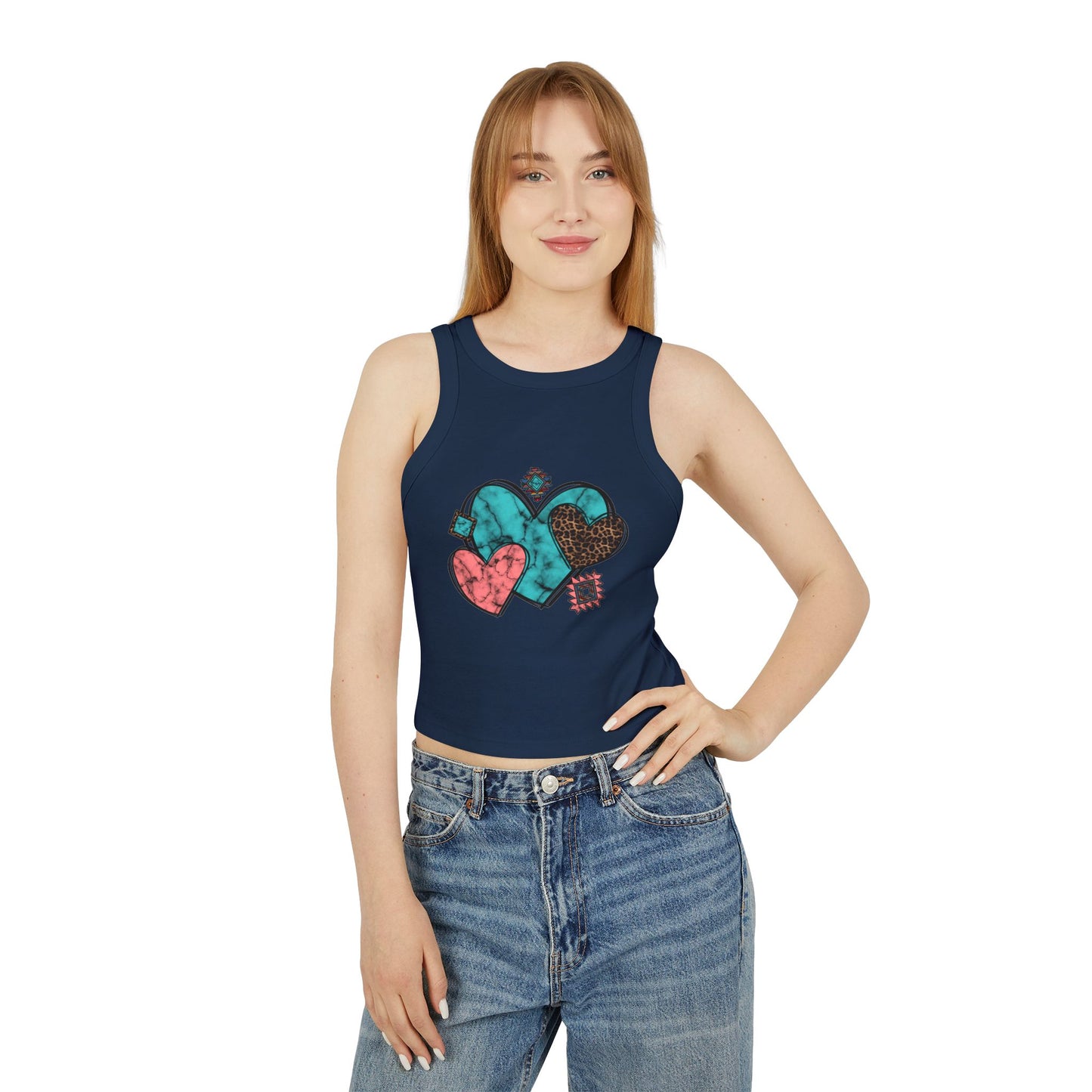 Micro Rib Racer Tank Top