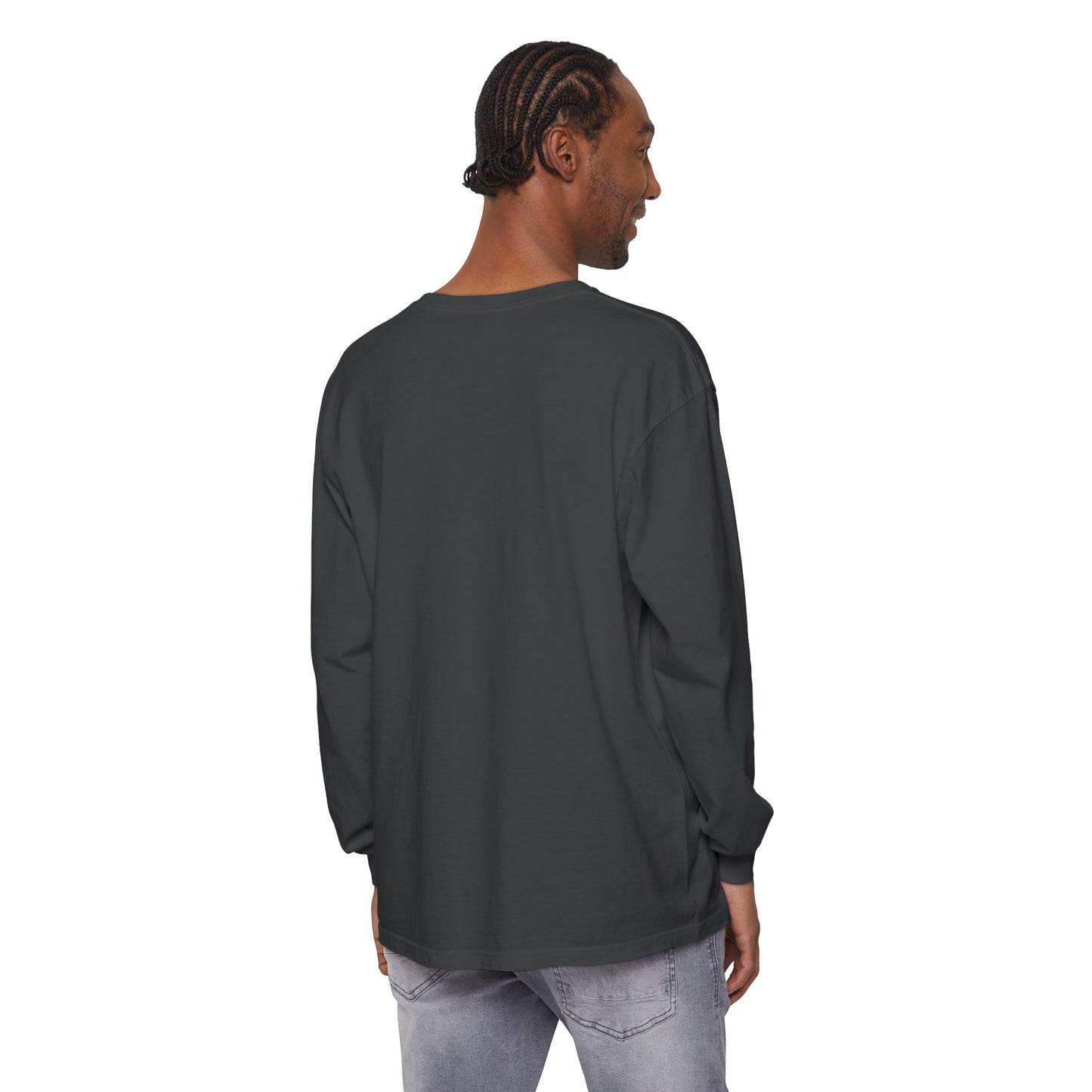 Funny Holiday Long Sleeve T-Shirt - 'Dead Inside But Jolly AF'