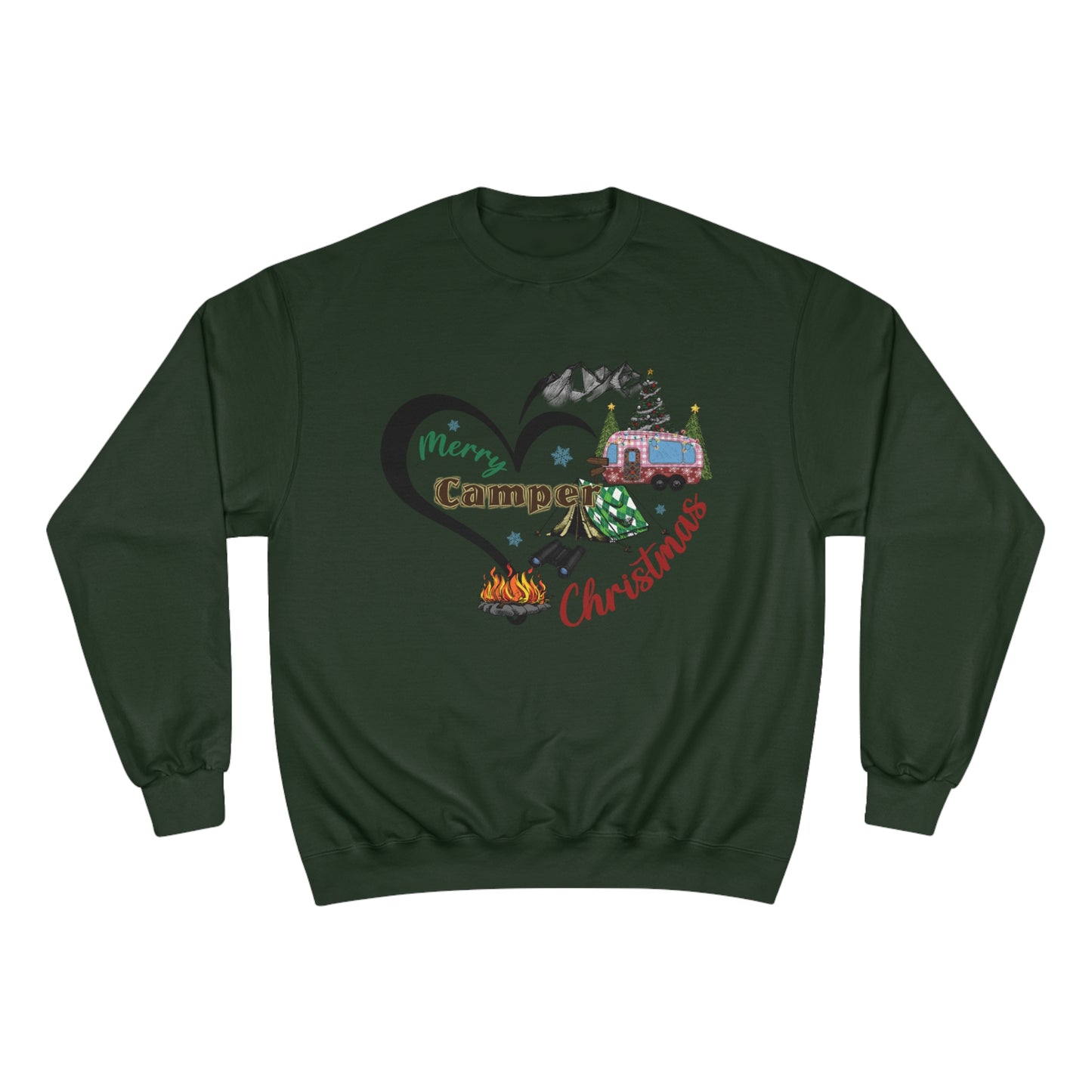 Merry Camper Christmas Champion Sweatshirt
