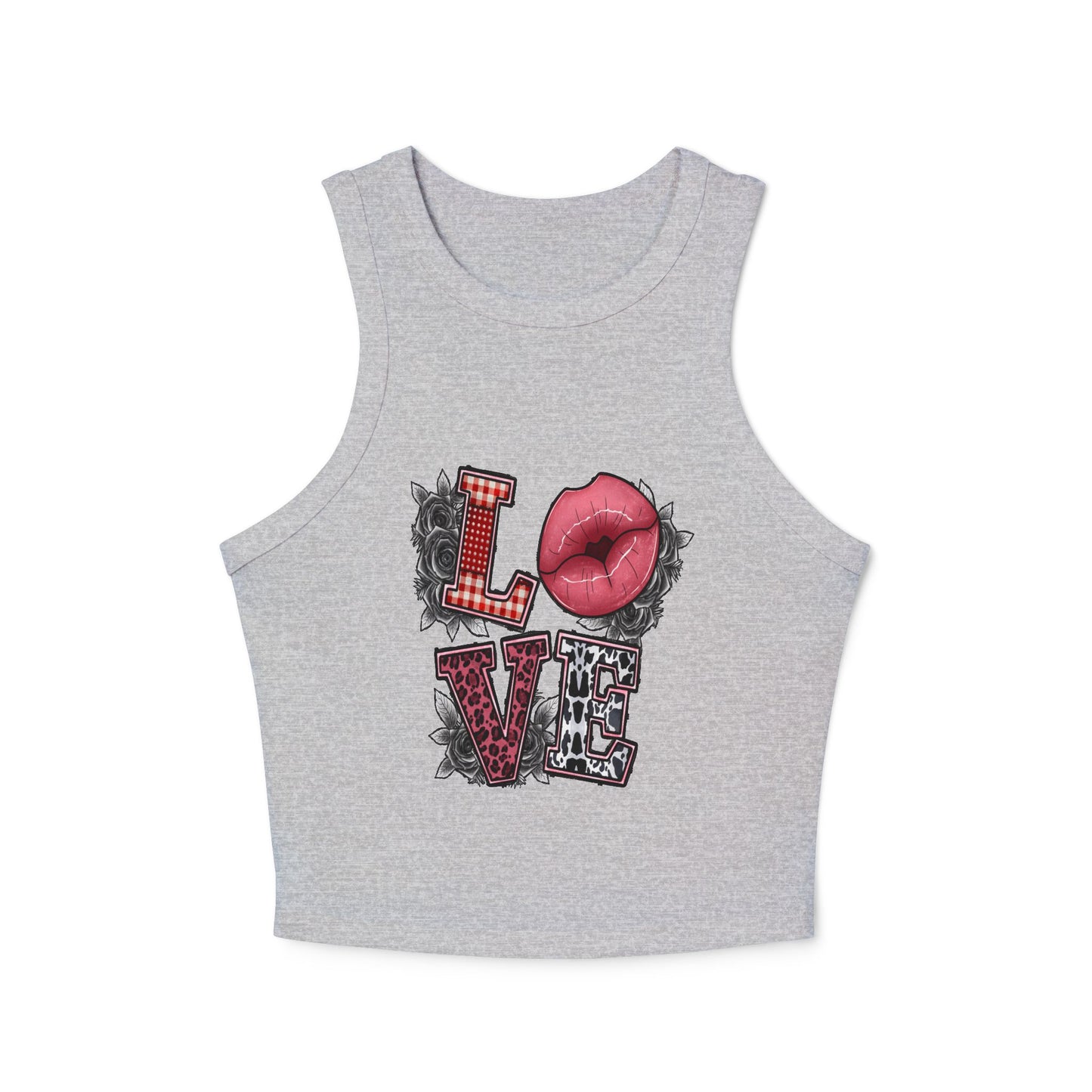 Micro Rib Racer Tank Top
