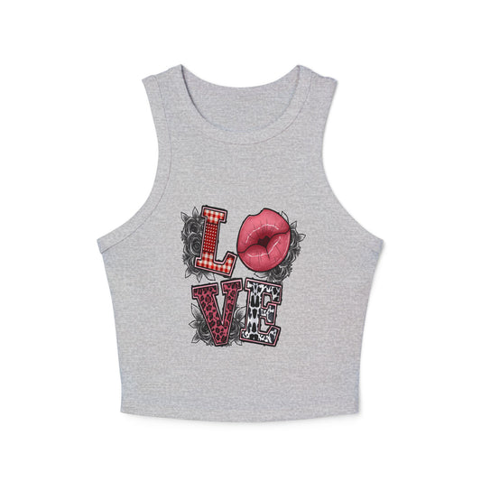 Micro Rib Racer Tank Top