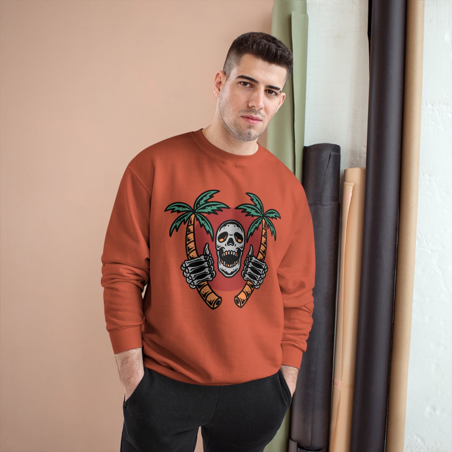 Skull Island Champion Sweatshirt - Cool and edgy graphic design for those who love unique style