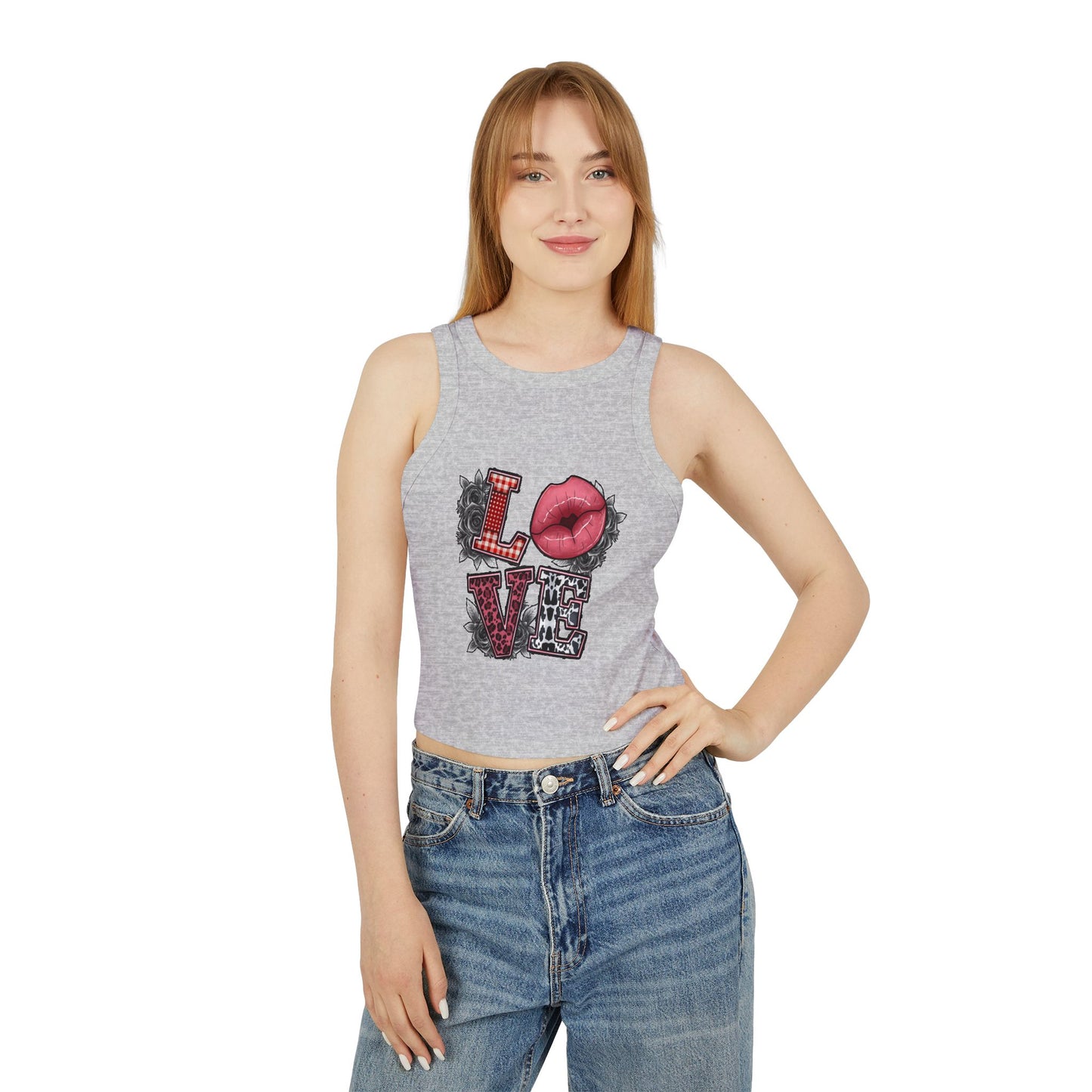 Micro Rib Racer Tank Top
