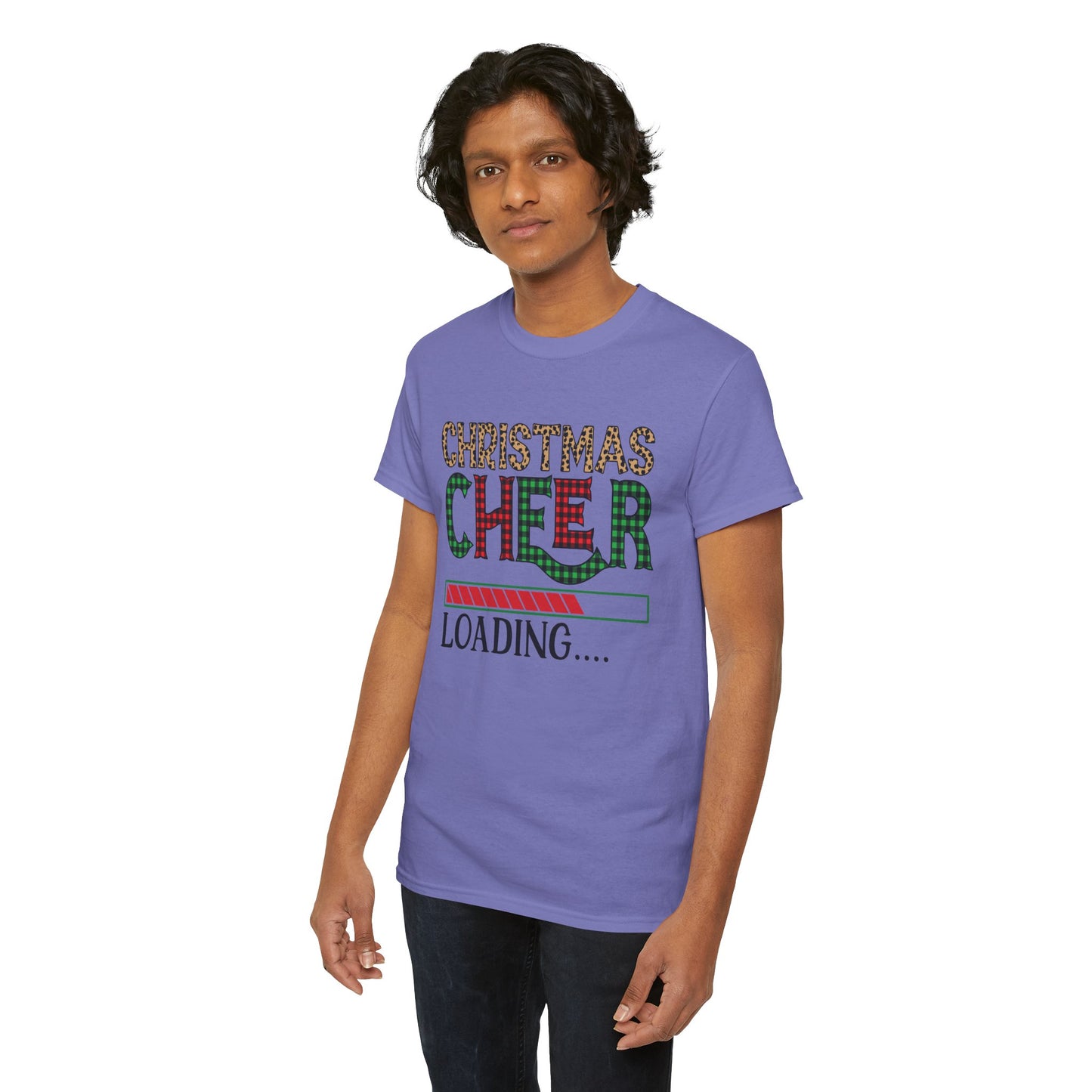 Christmas Cheer Loading Unisex Heavy Cotton Tee