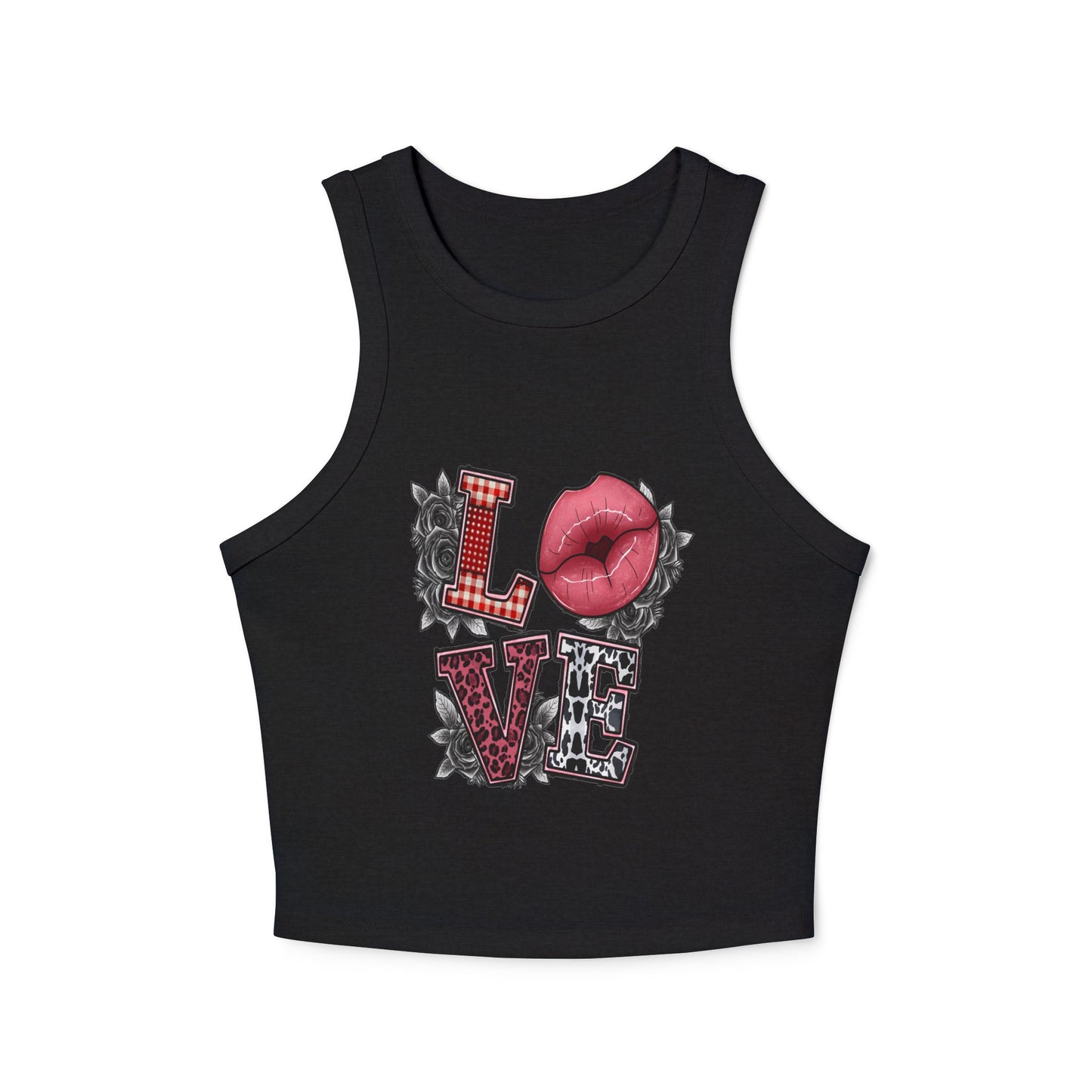 Micro Rib Racer Tank Top