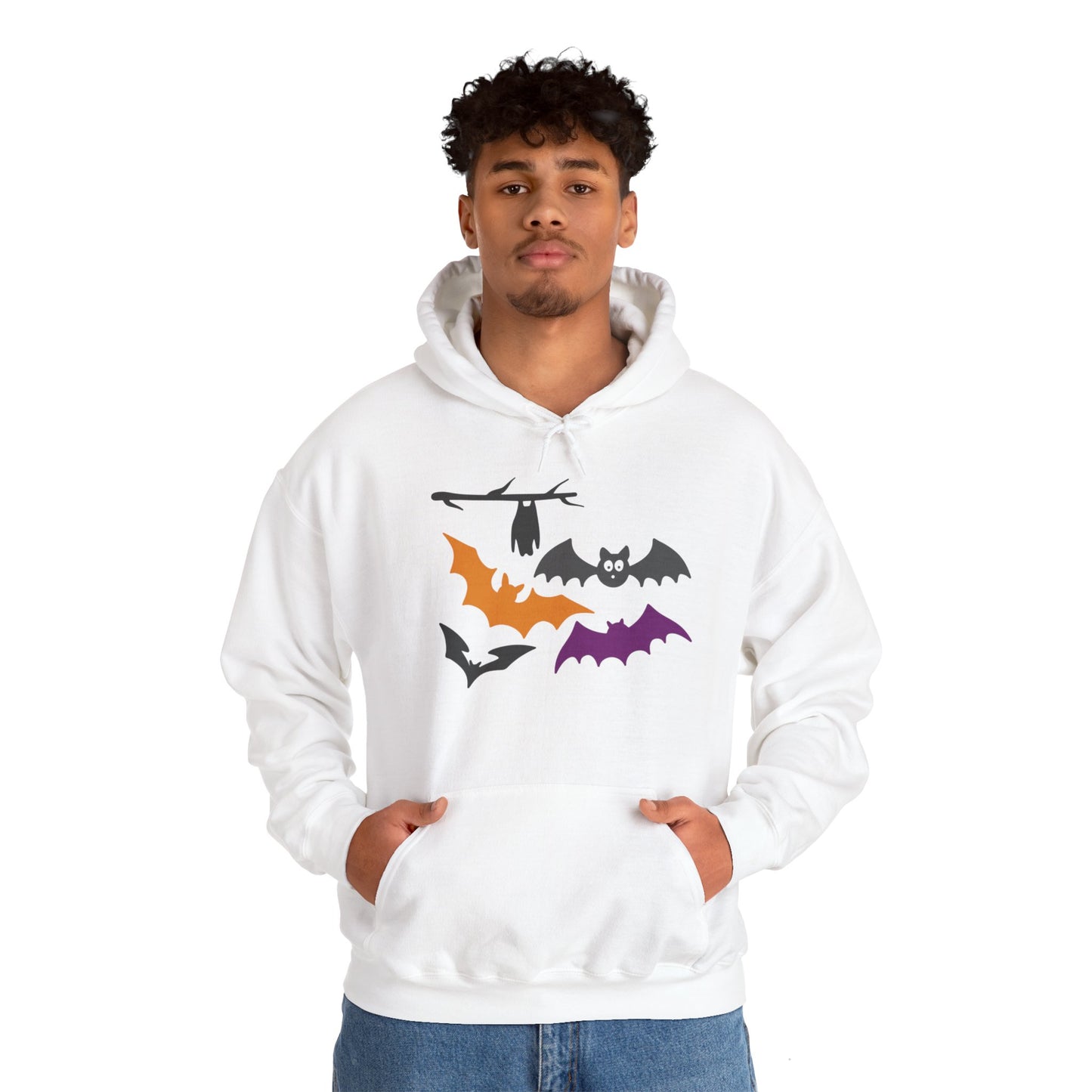 Halloween Bats Heavy Blend™ Hooded Sweatshirt